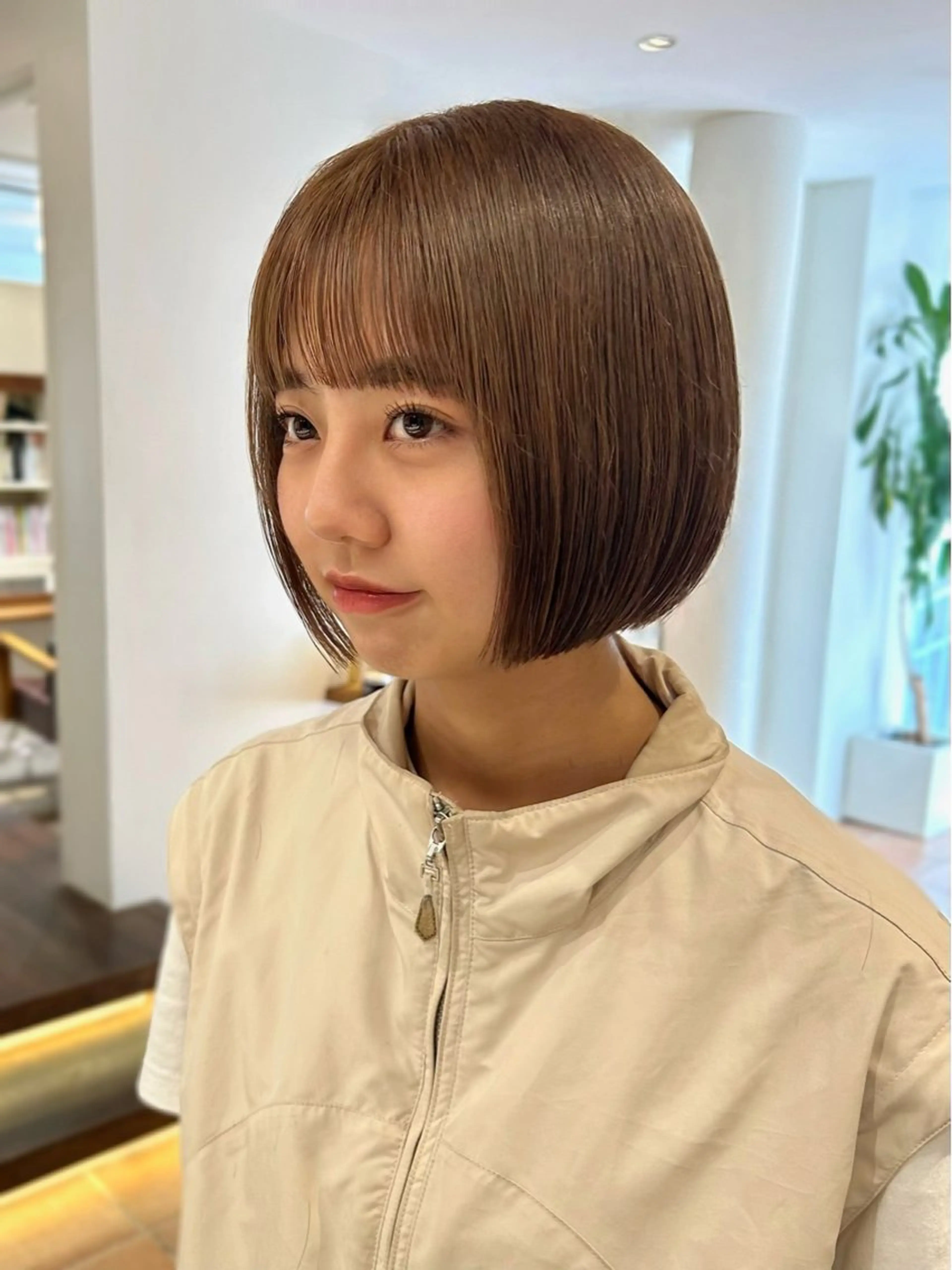 ミディアム 髪質改善 トリートメント ふわっとレイヤー☆ 菅原 千鶴のヘアスタイル