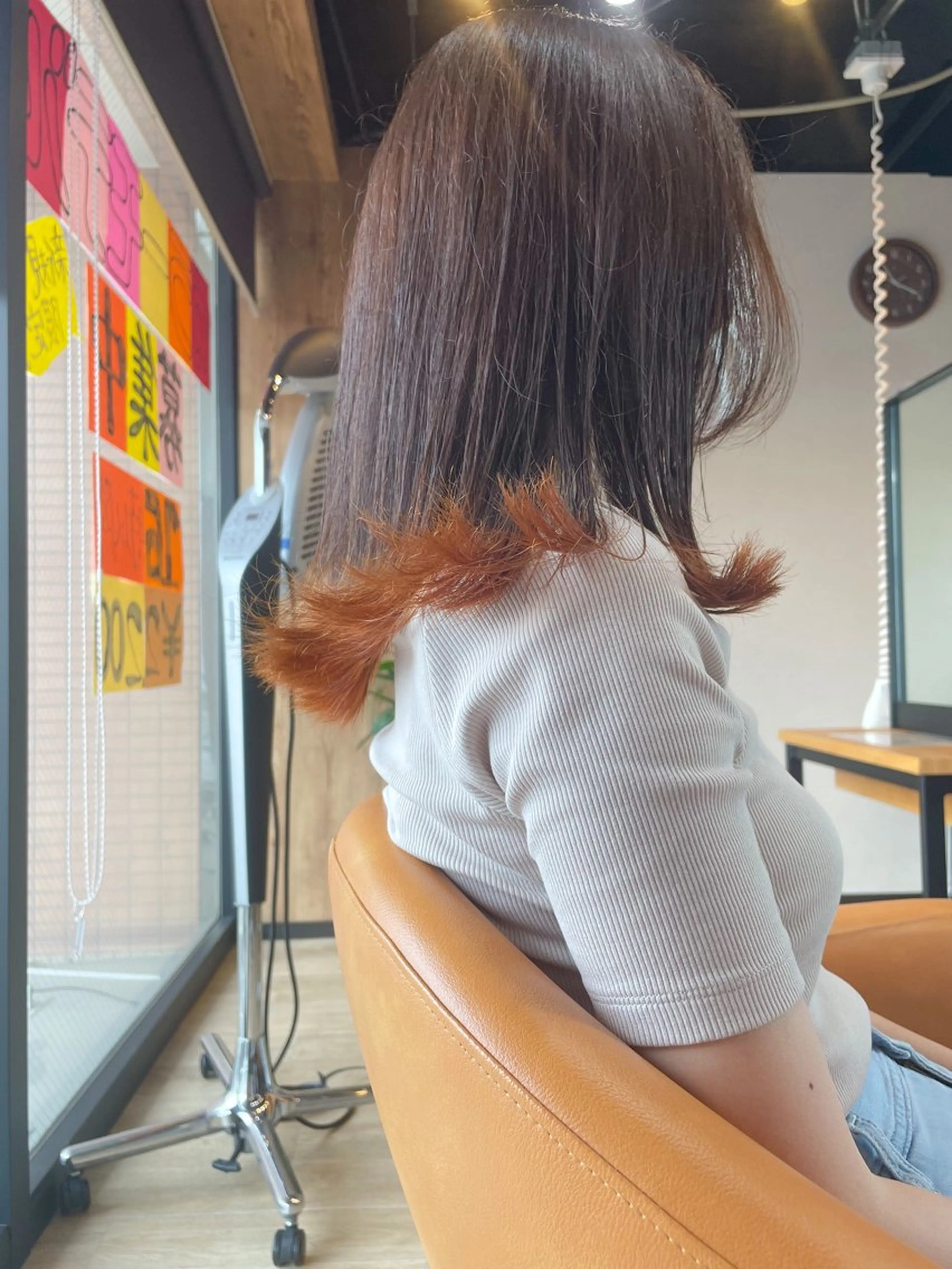 ミディアム カラー ヘアカラー トリートメント 髪質改善/ブリーチ 田代 龍我のヘアスタイル