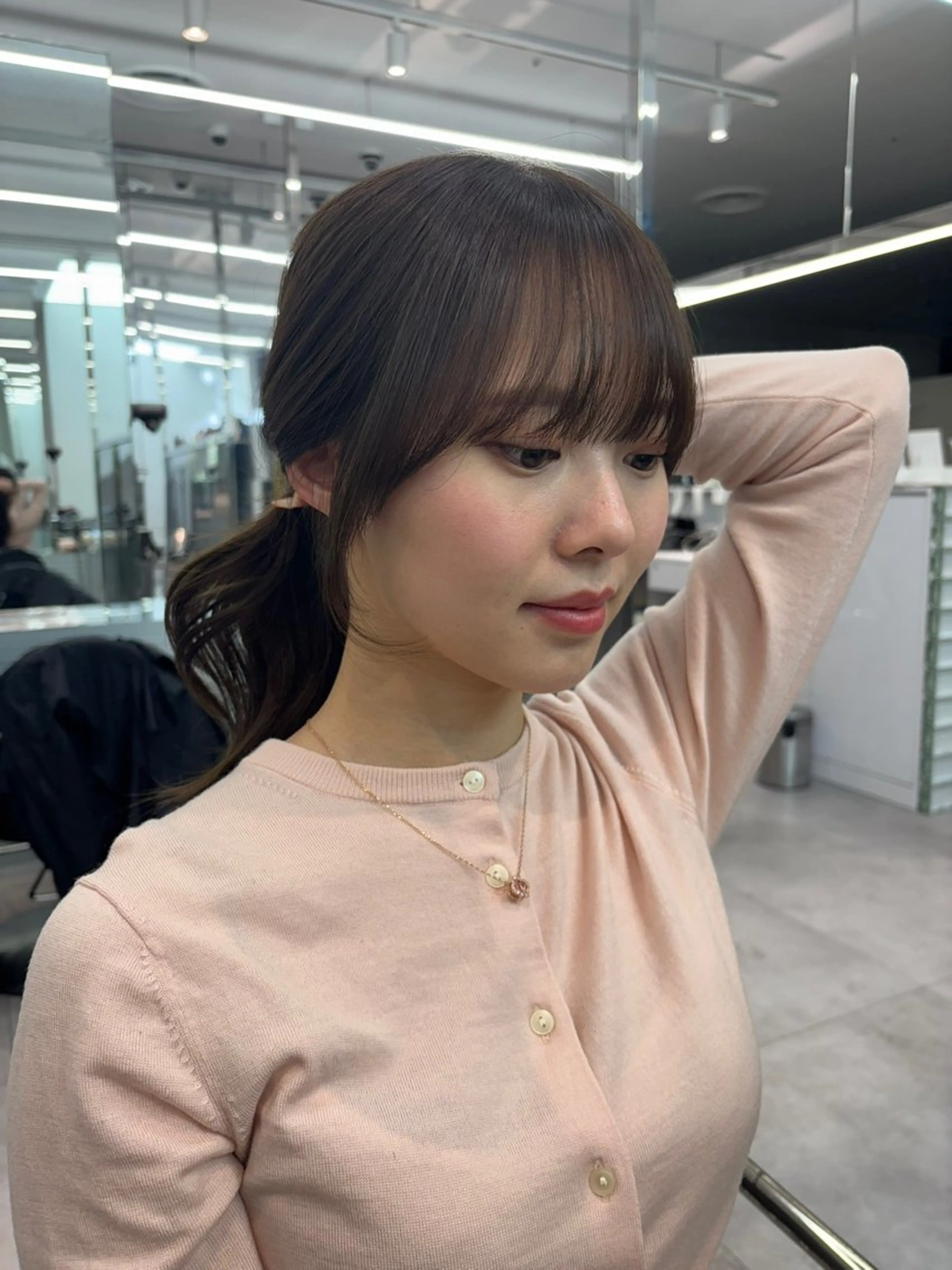 【iato指名限定クーポン】盛れる顔まわりカット✂️+透明感カラー✨+うる艶トリートメント✨の写真