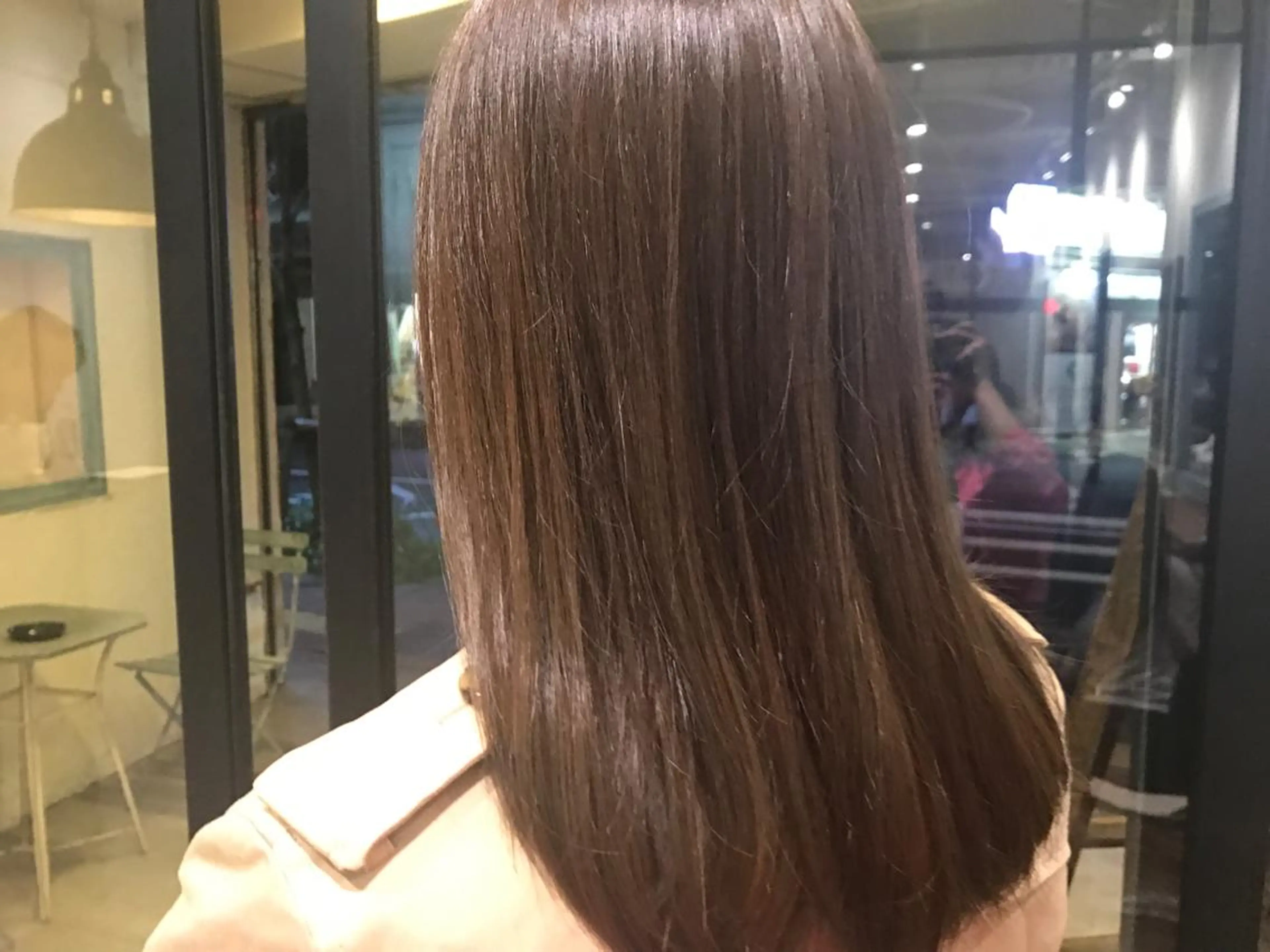 ミディアム カラー 垢抜け韓国風ヘア カラーMIKUのヘアスタイル