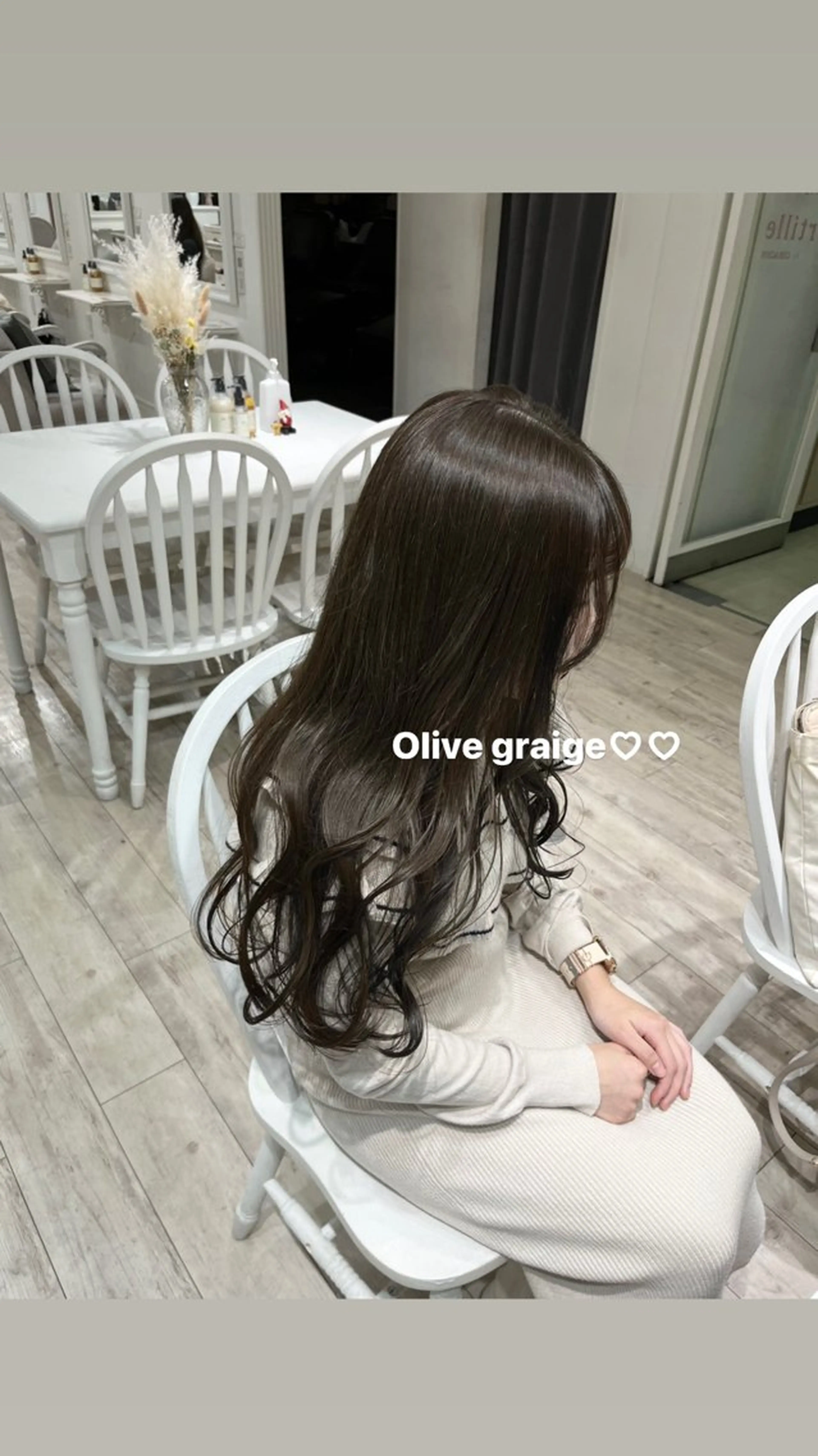 ロング カラー 透明感カラー miku୨୧˖* 透明感モテカラーのヘアスタイル