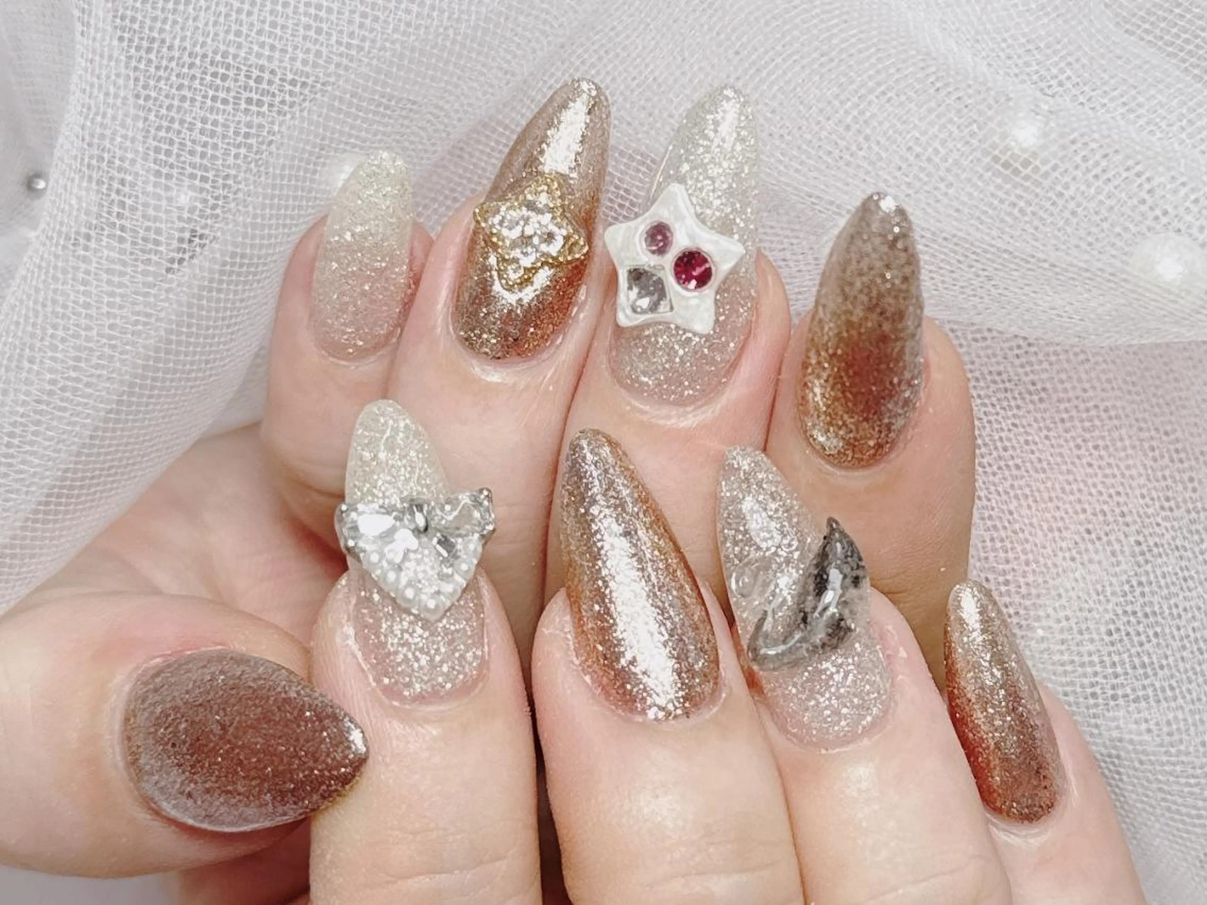 ネイル 持ち込み 日奈子 あゆみのネイルデザイン