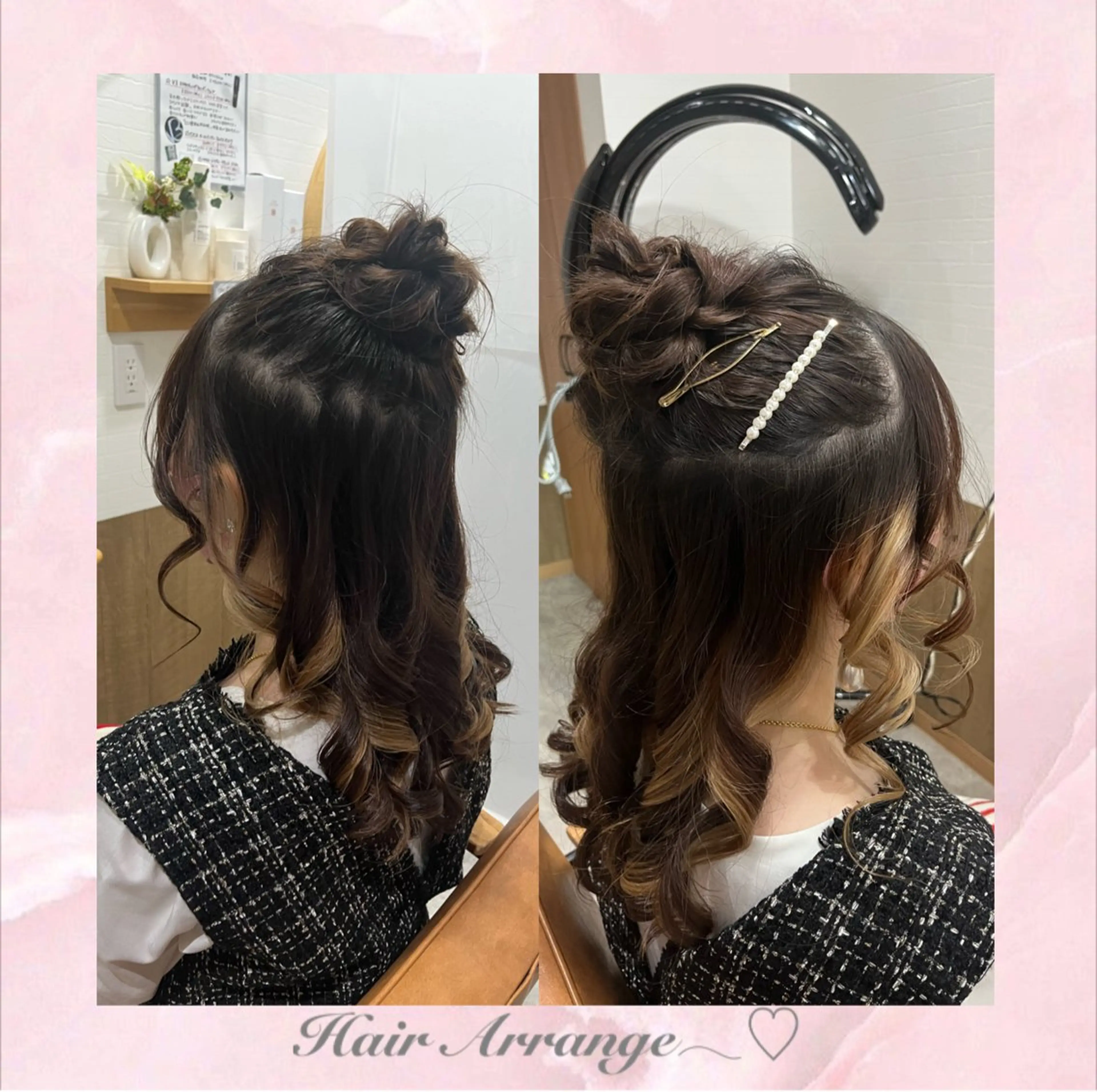 ロング ヘアアレンジ ヘアセット 推し活美容師 🩵 Hayashiのヘアスタイル