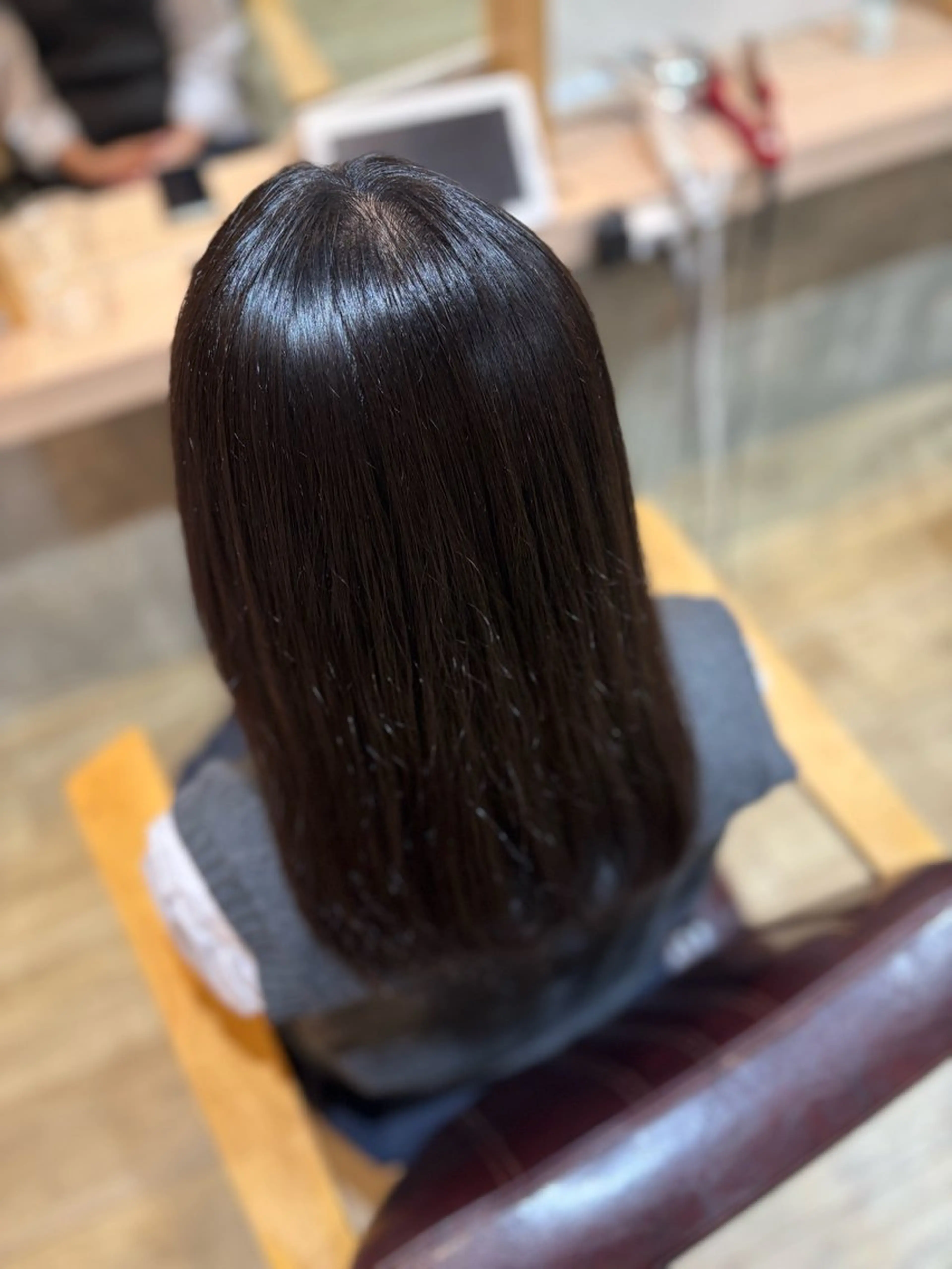 セミロング 縮毛矯正 CIEL  四条河原町店所属・sakura💭🍓 CIEL四条河原町のヘアスタイル