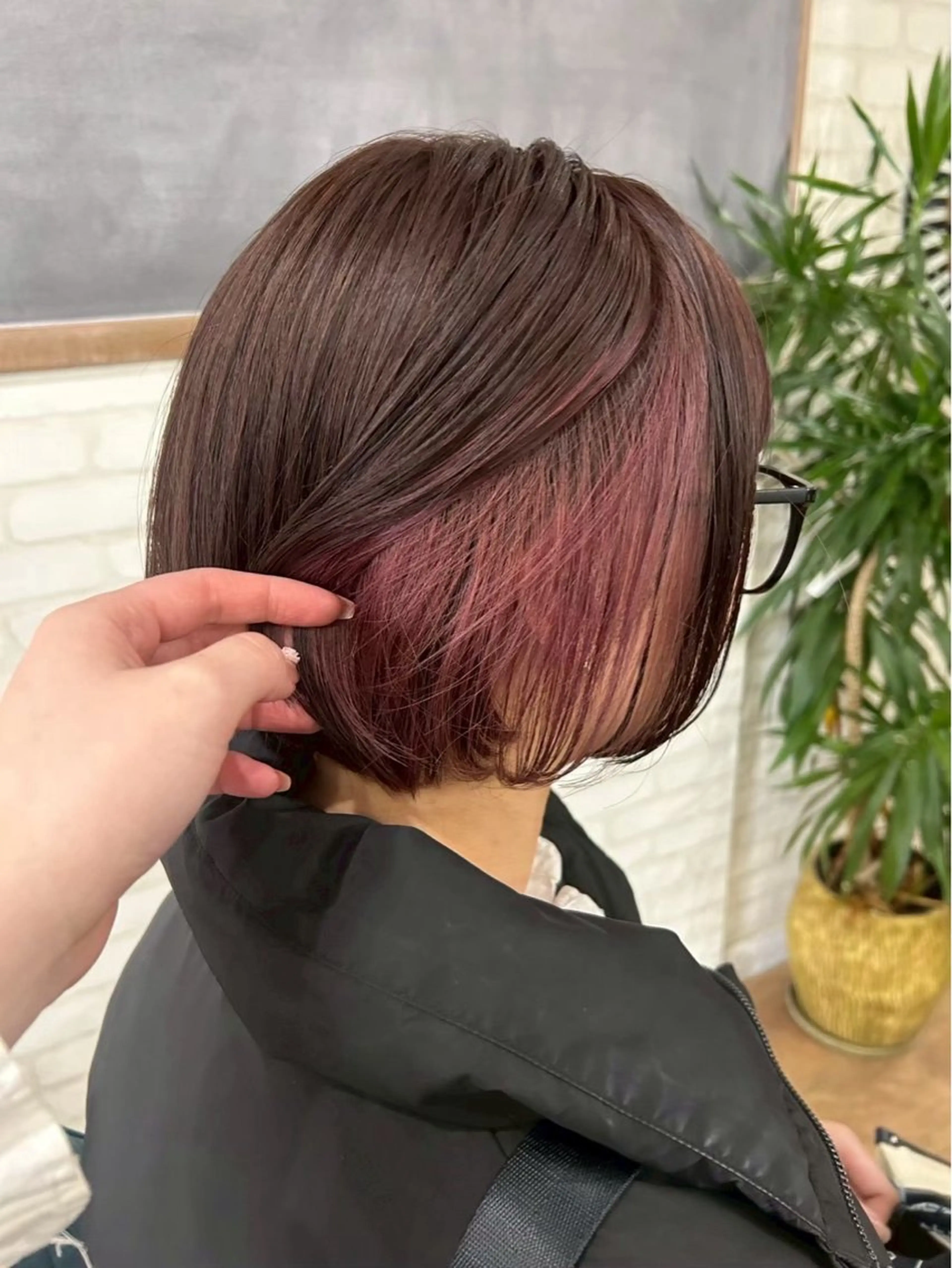 【透明感たっぷり🐰🎀】カット➕インナーブリーチ➕イルミナカラー➕2stepトリートメント🫧の写真