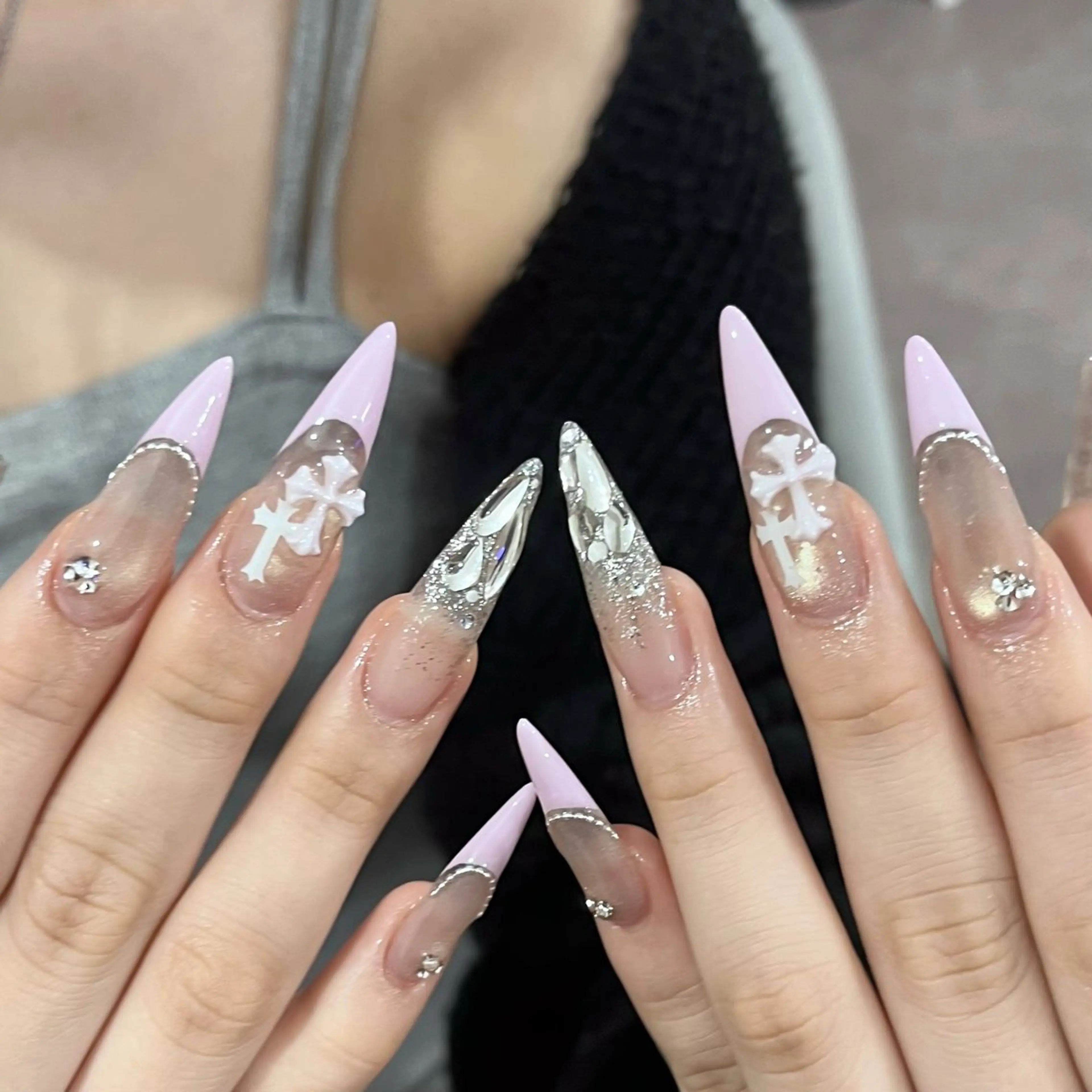 ネイル 韓国ネイル ワンホンネイル ハンドネイル ハンドケア Chang _Nailのネイルデザイン