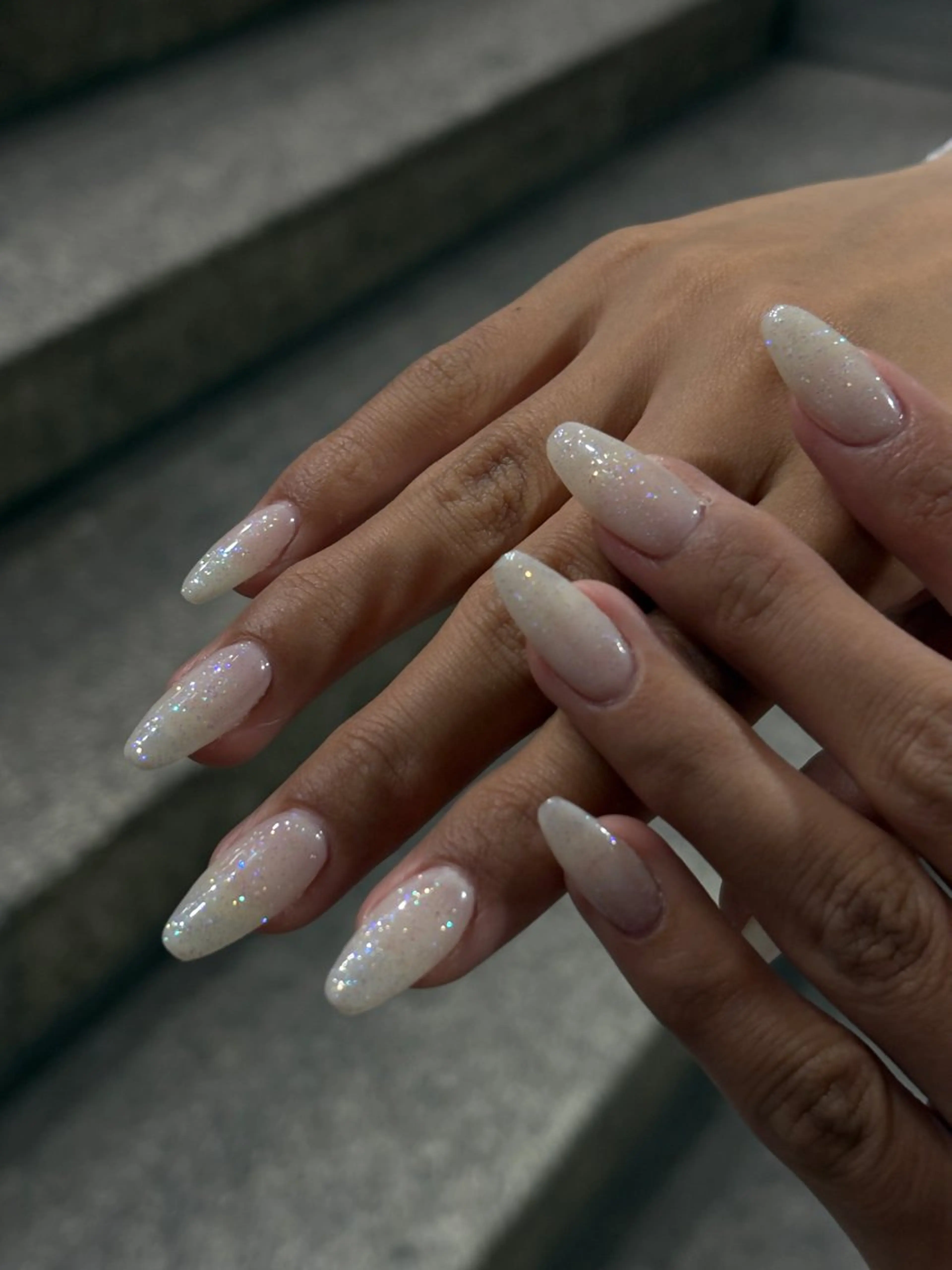 ネイル ラメ(グリッター) ワンカラーネイル ハンドネイル h i n a 🪽のネイルデザイン