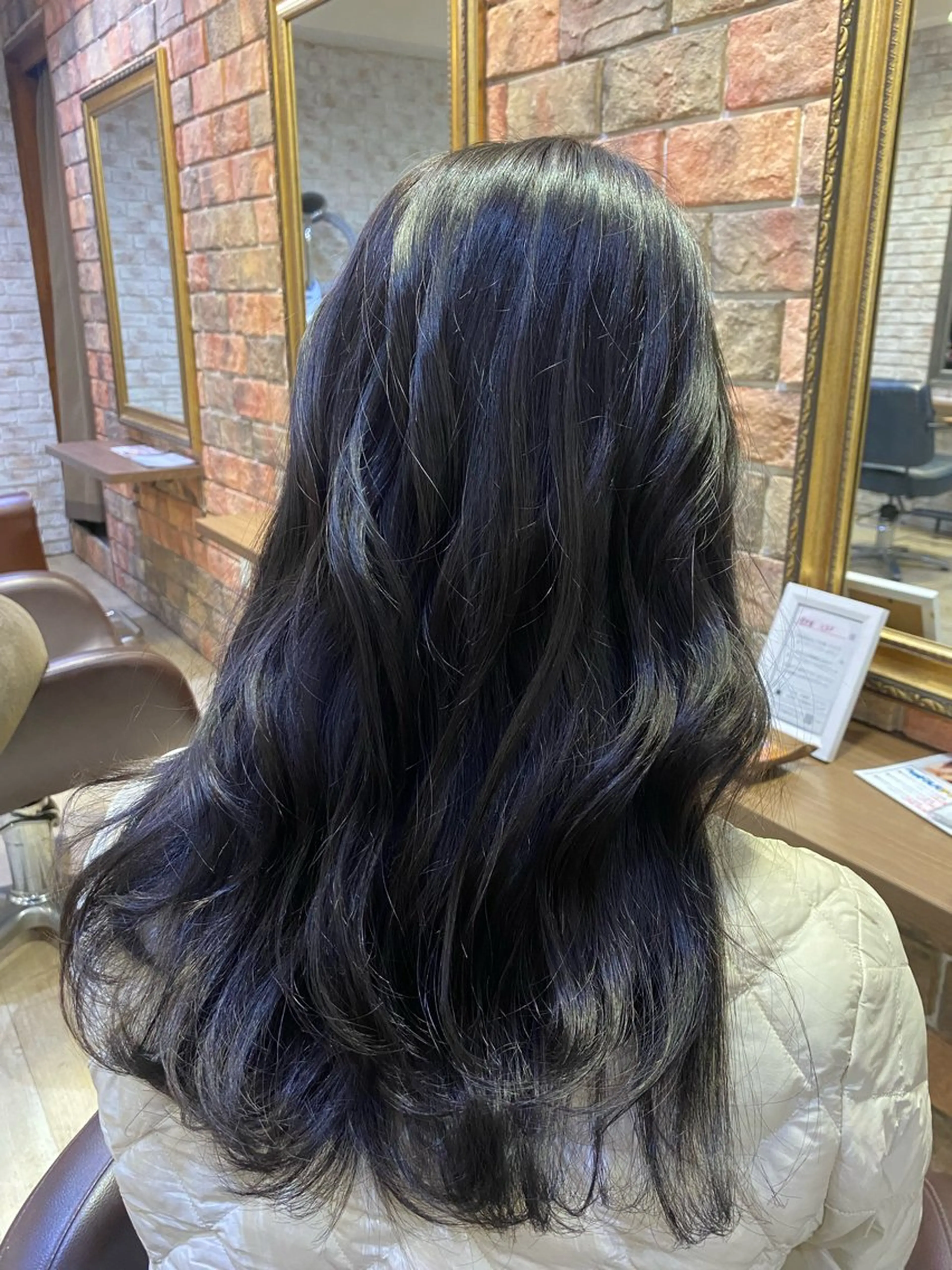 ロング アッシュ 田中 元規のヘアスタイル