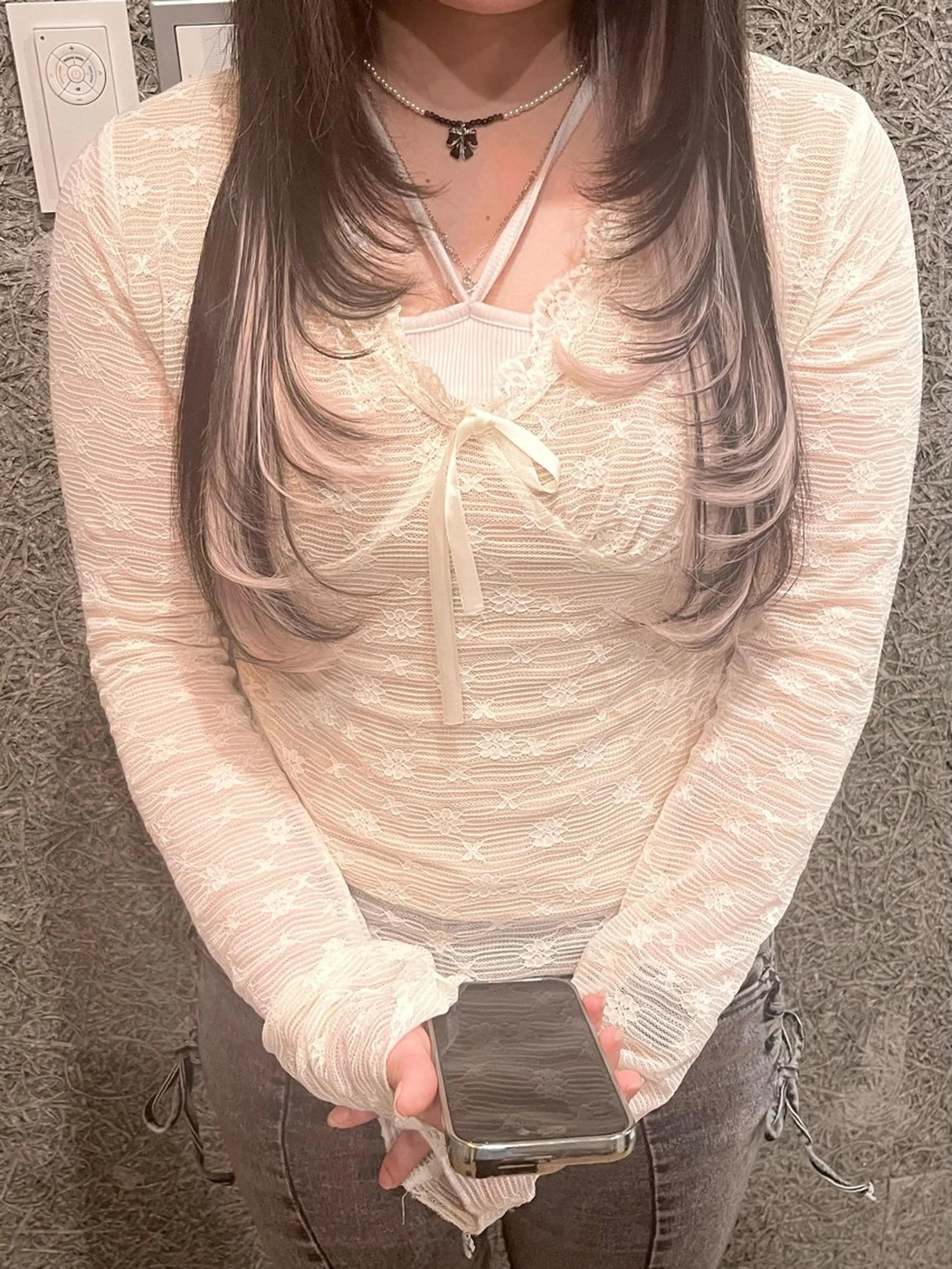 ロング レイヤーカット エクステ ⭐️渡邊 愛莉⭐️のヘアスタイル