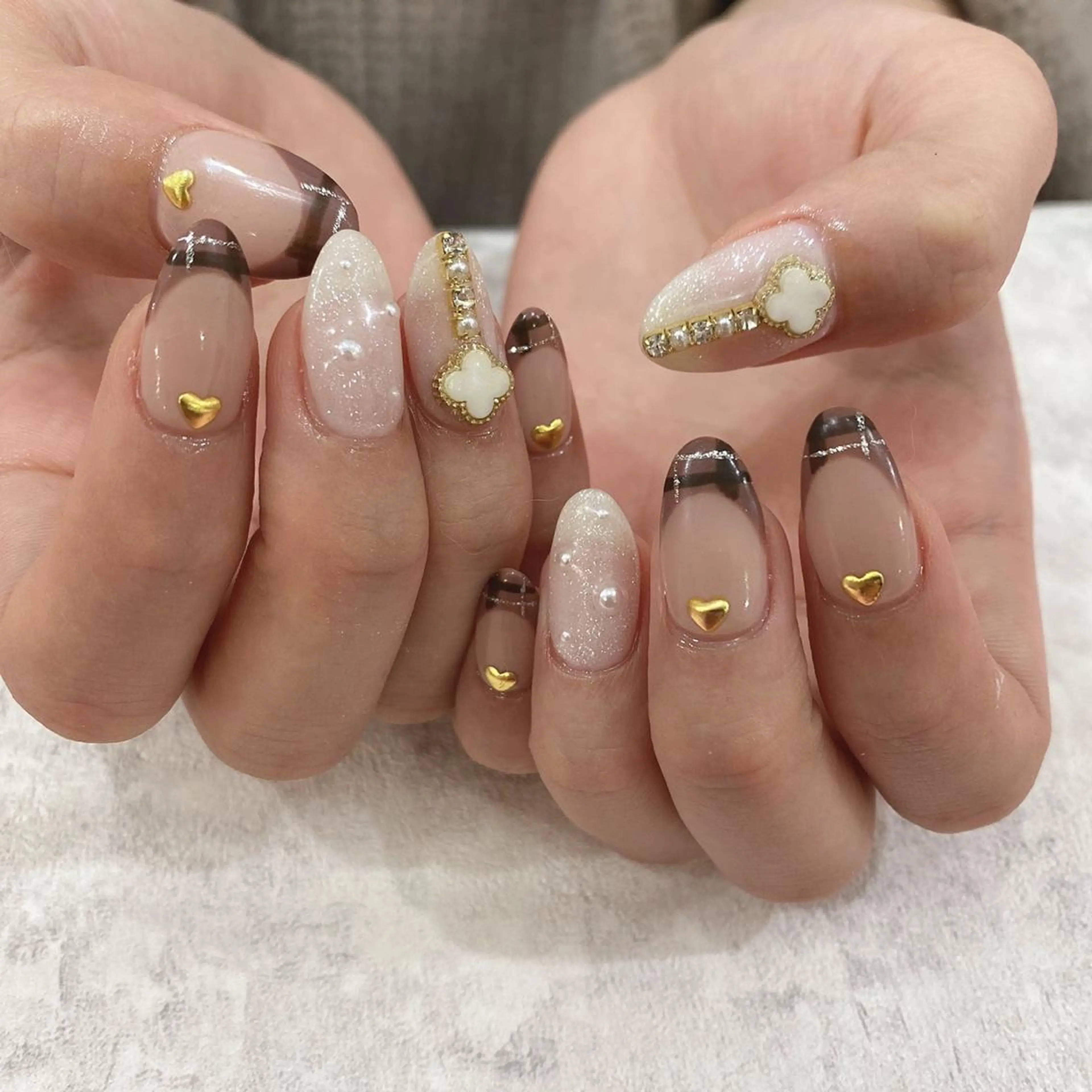 ミディアム ネイル cho nailのネイルデザイン