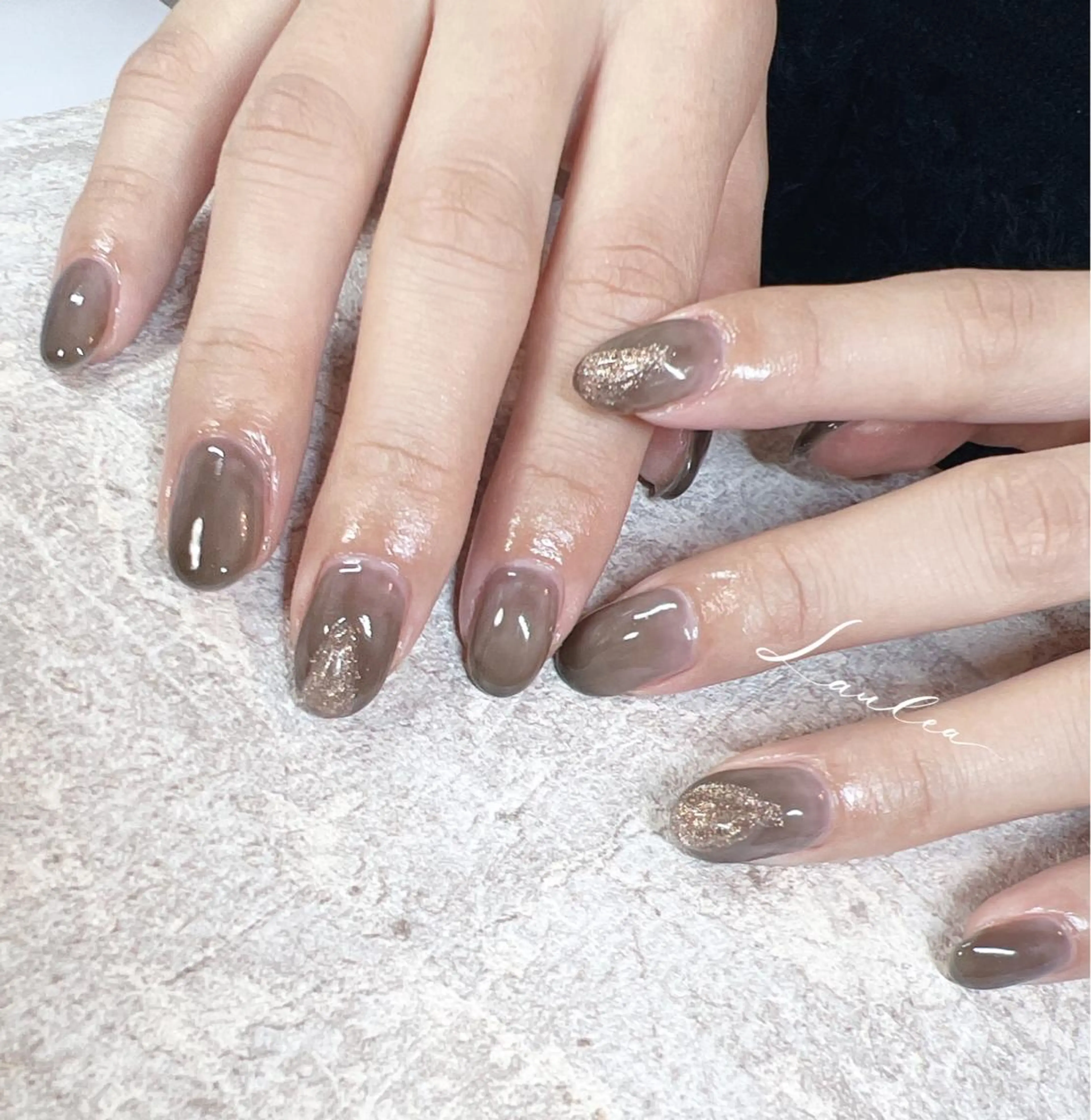 ネイル フットネイル 韓国ネイル ハンドネイル nail salon Lauleaのネイルデザイン