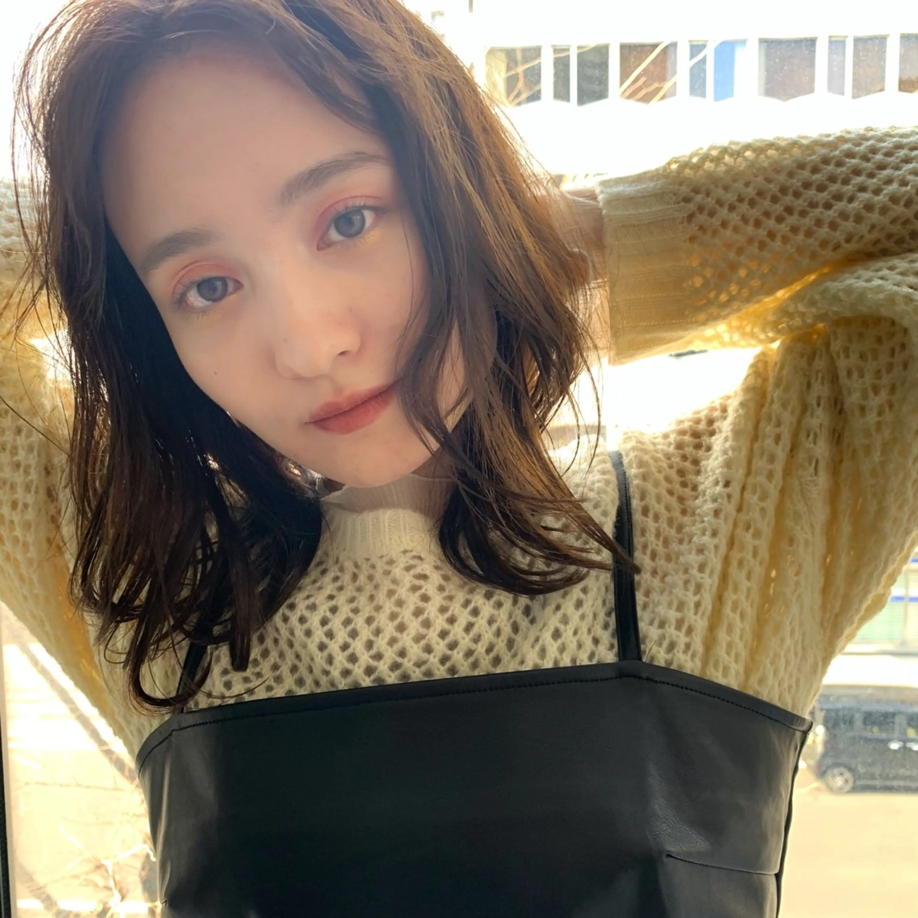 セミロング 🤎カット/ブリーチ /縮毛矯正/大宮🤎のヘアスタイル