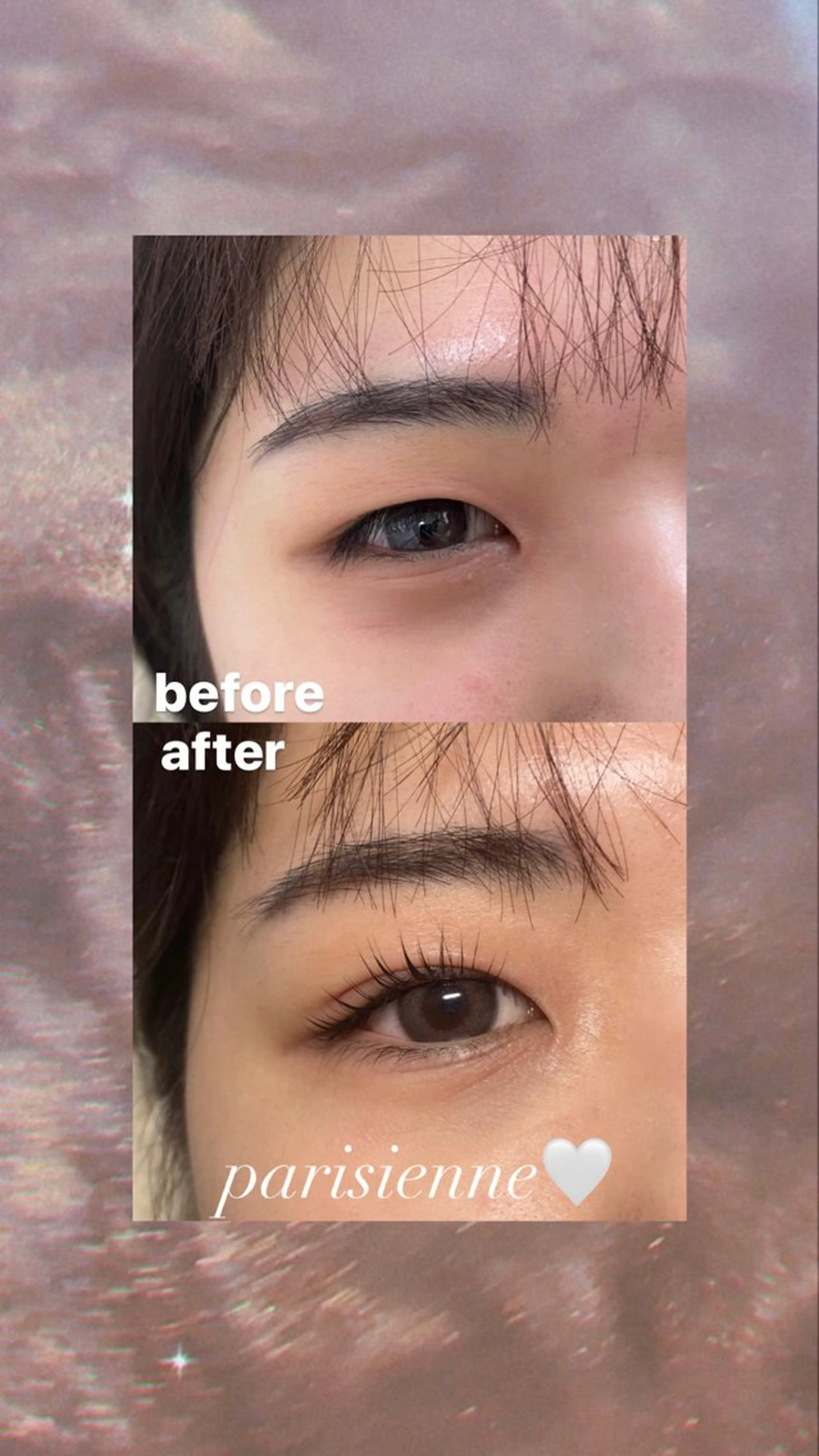 マツエク・マツパ パリジェンヌラッシュリフト マツパ fleur sr. nail&eyelash salon所属・fleur sr. 栗阪のマツエク・マツパデザイン