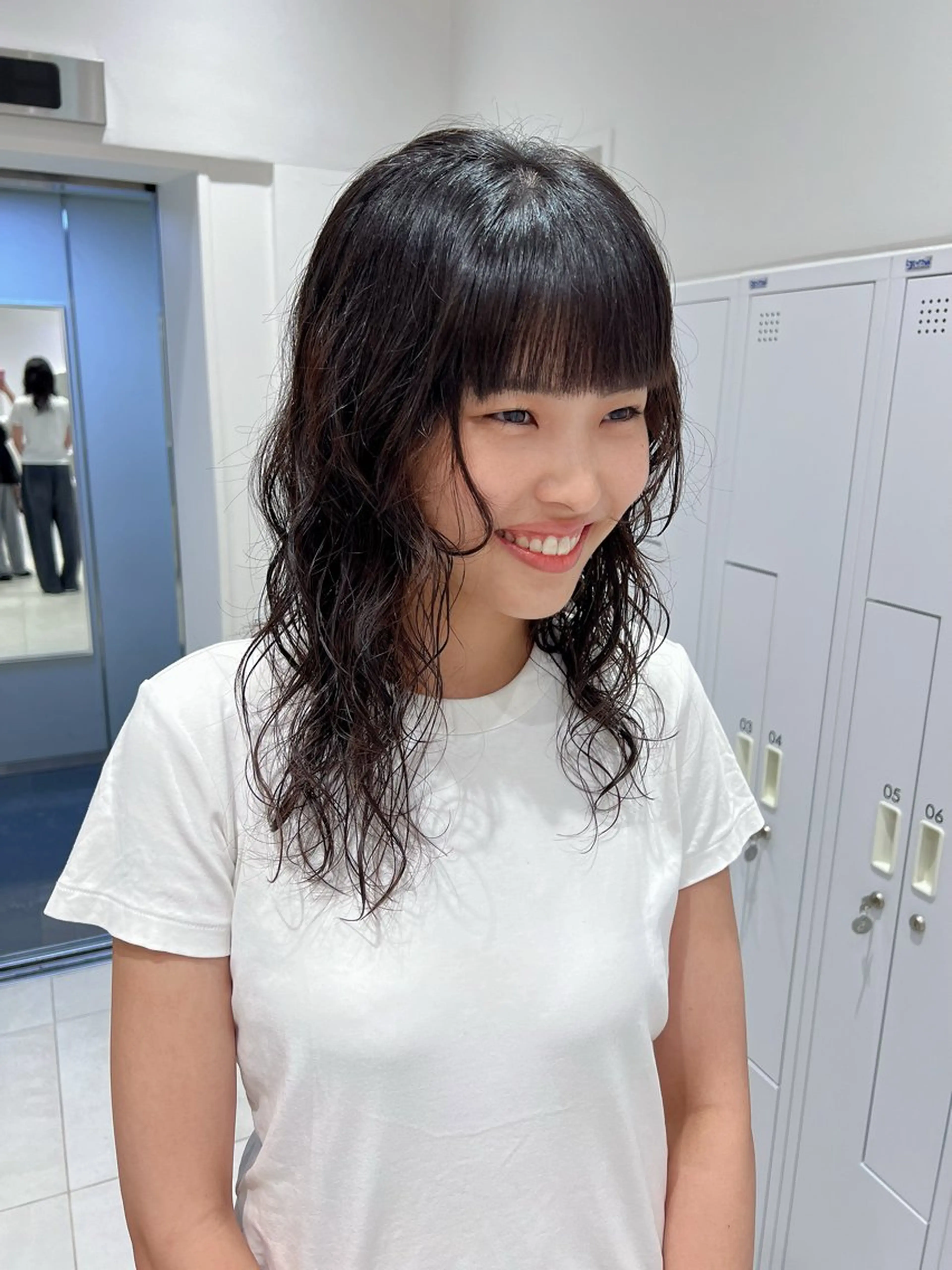 《朝時短で簡単なおしゃれ🧡✨》カット＋パーマの写真