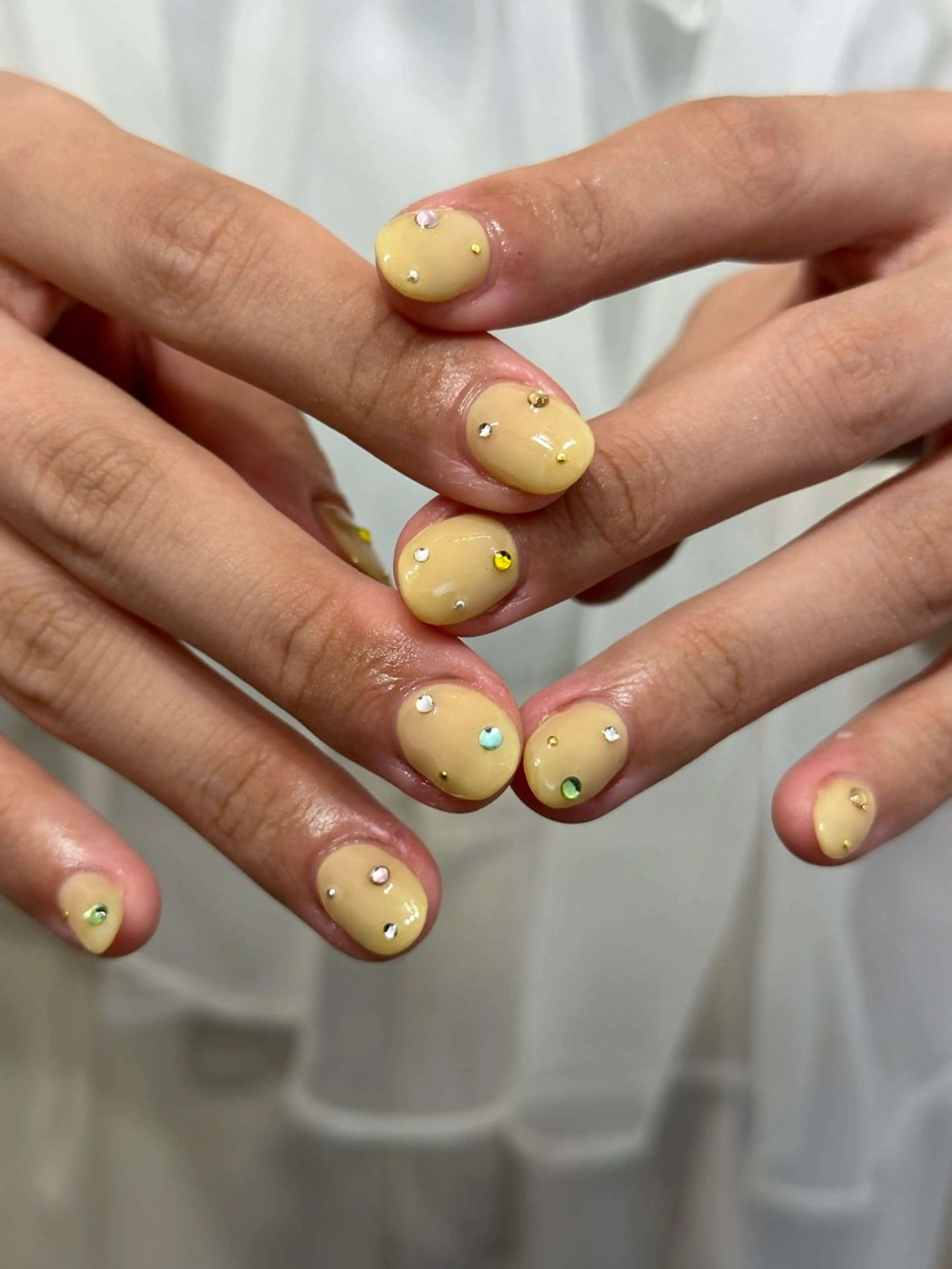 ネイル ストーンネイル ハンドネイル フットネイル kiii.__ ✴︎*のネイルデザイン