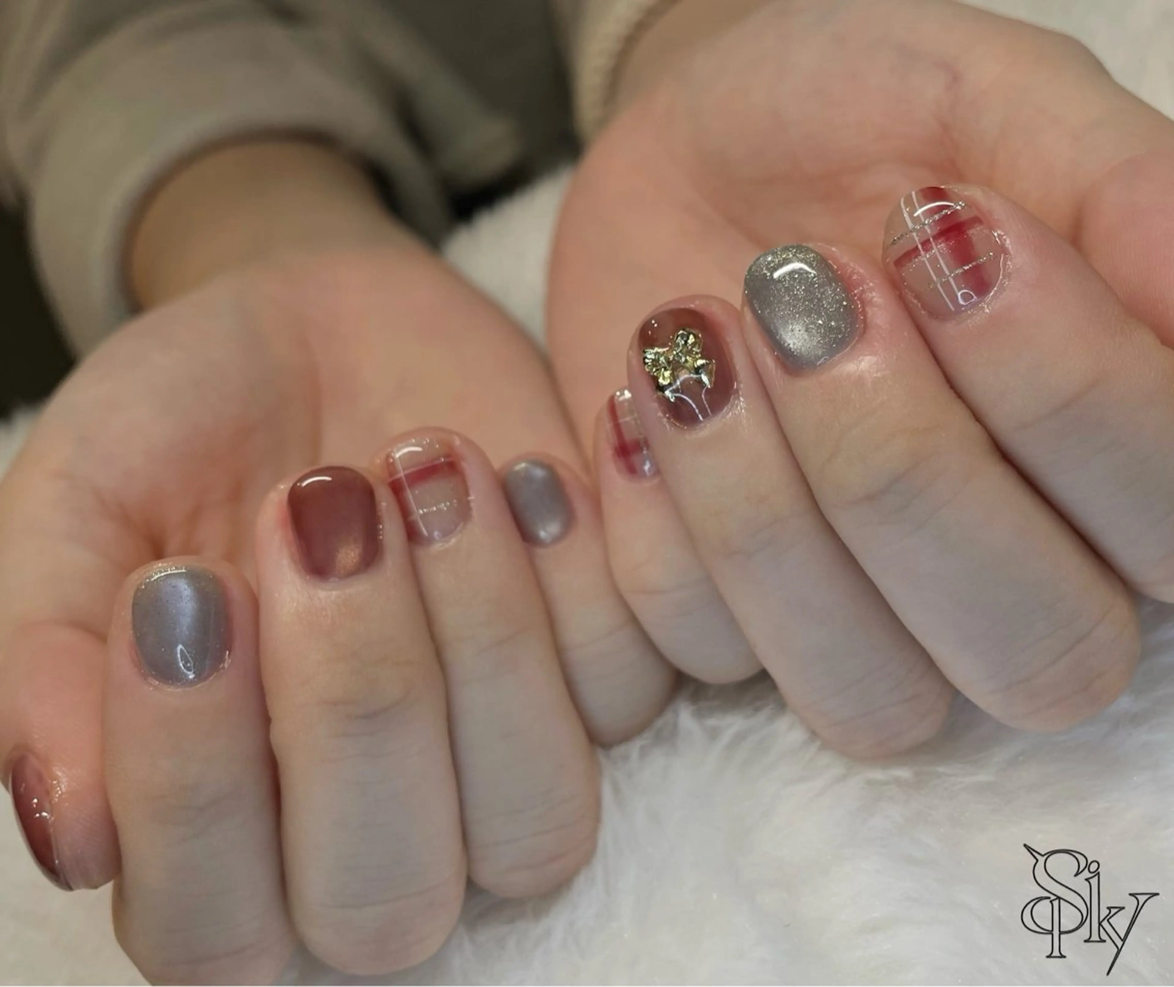 ネイル アートネイル ハンドネイル Spiky とうげ ふうかのネイルデザイン