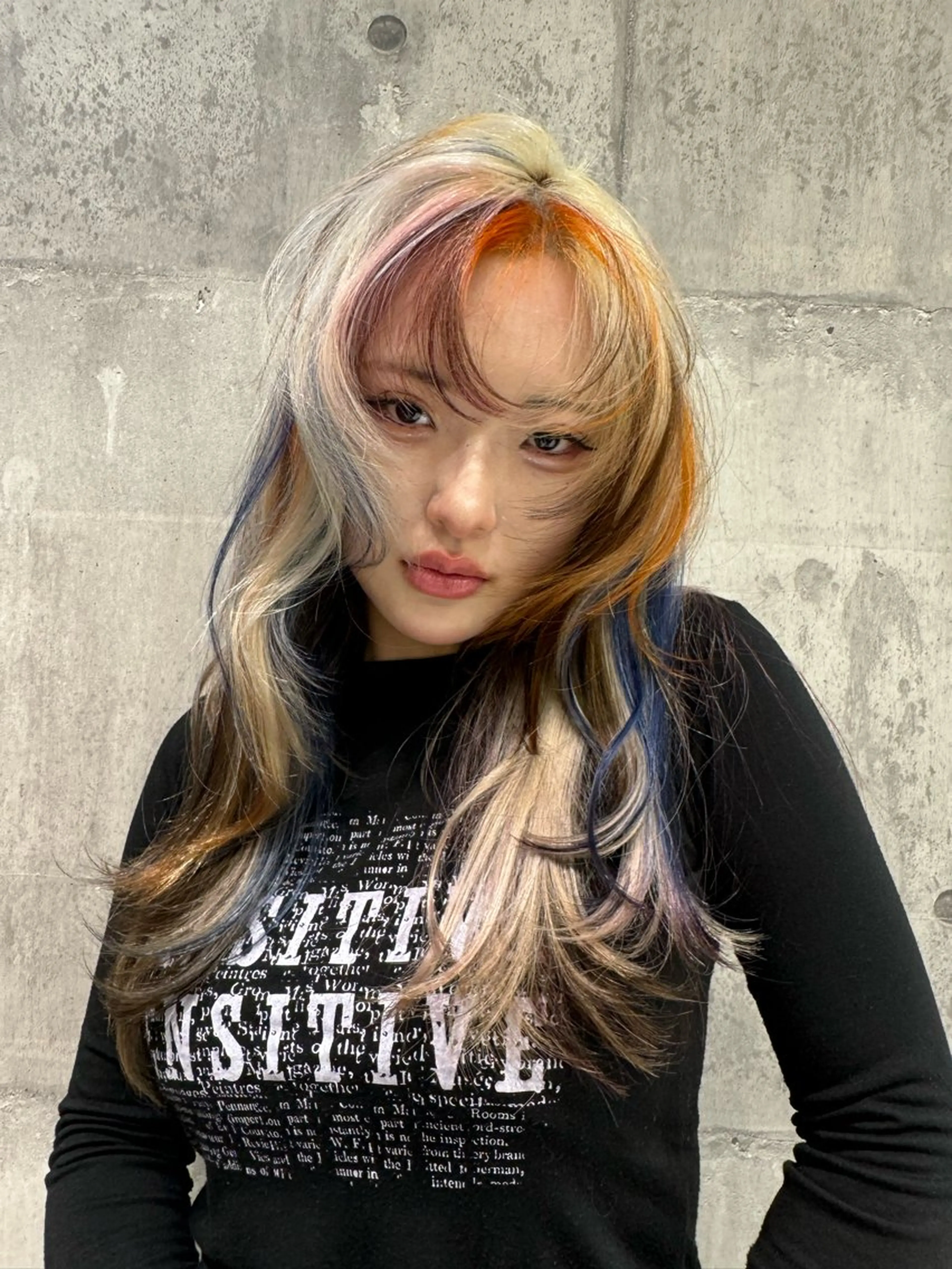 ロング カラー 深野 ちさとのヘアスタイル