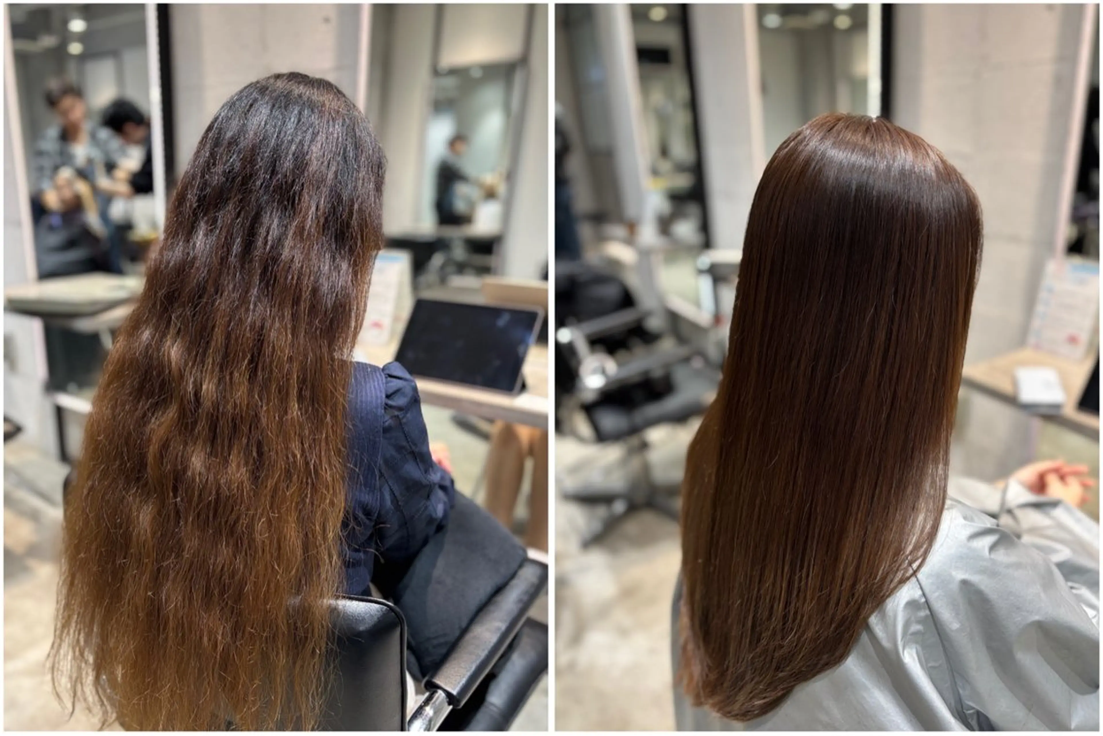 パーマ 縮毛矯正 酸性ストレート ストレートパーマ カット 縮毛矯正 トリートメント 艶髪酸性ストレート /髪質改善/寺田警二のヘアスタイル