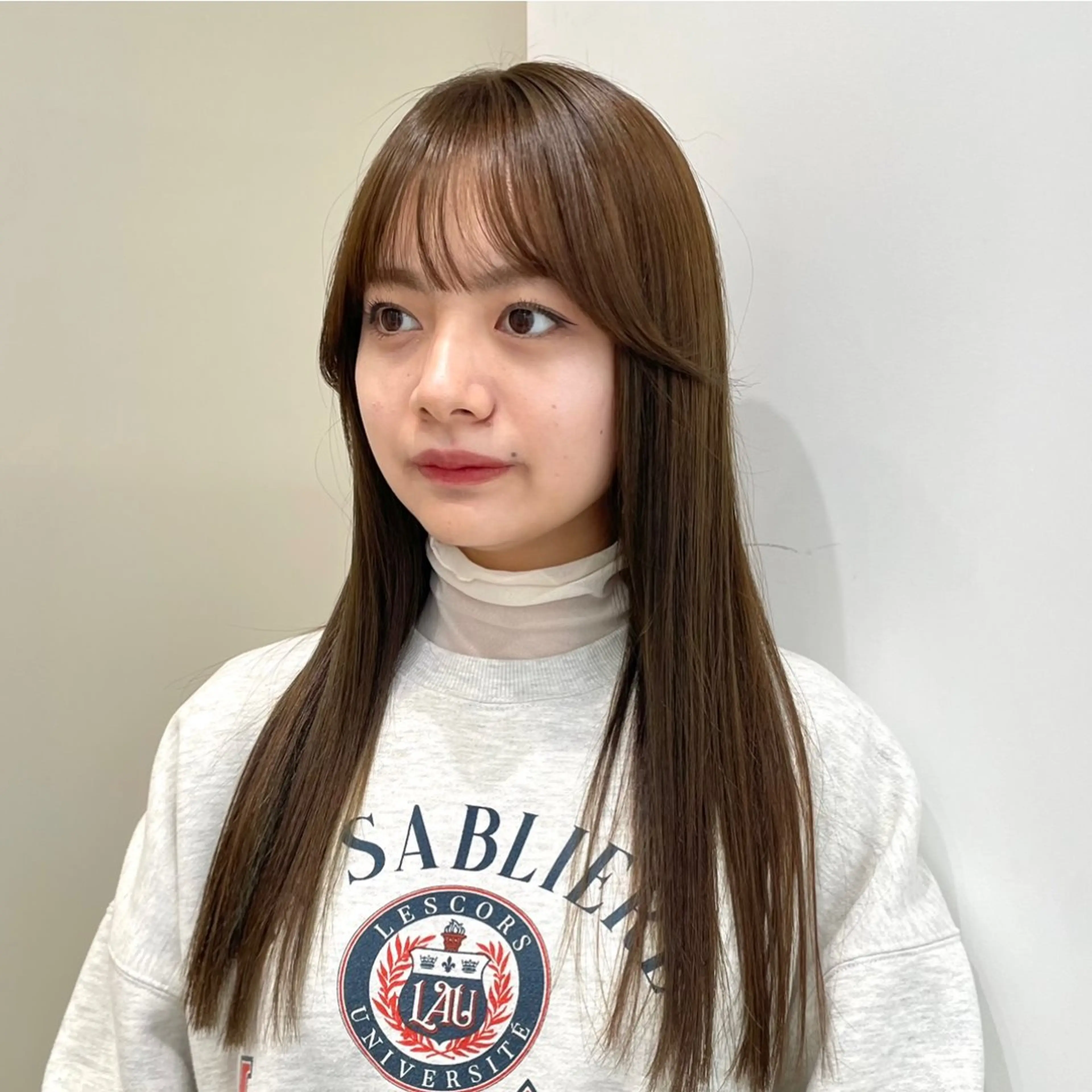 ロング カラー ベージュカラー ブリーチ ダブルカラー ブリーチなしカラー ヘアカラー GO TODAY 新宿Aura店所属・ベージュ🤎透明感 カラー🤎anriのヘアスタイル