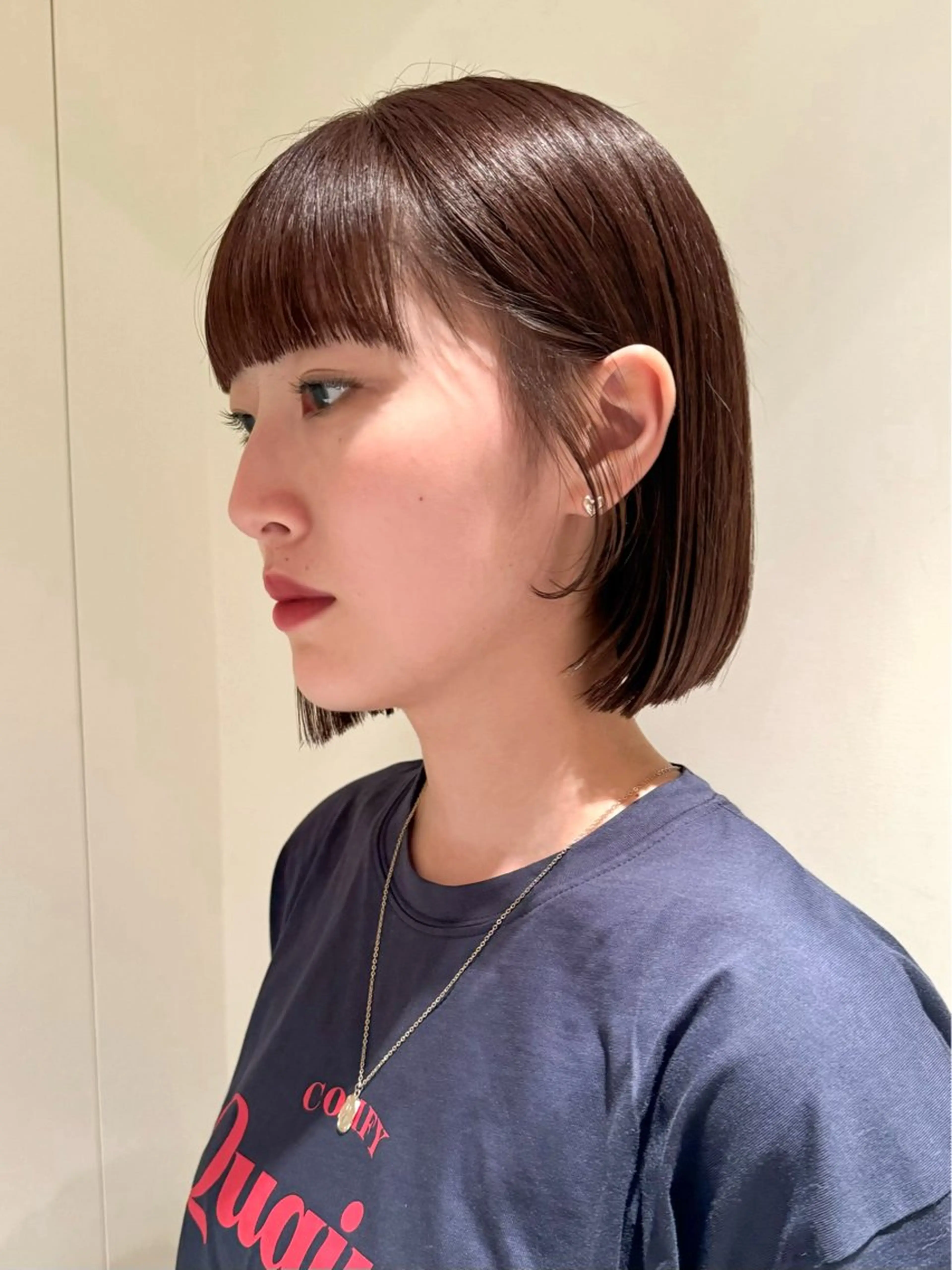 ショート カラー yuuka/ボブ/ダ ブルカラー/髪質改善のヘアスタイル