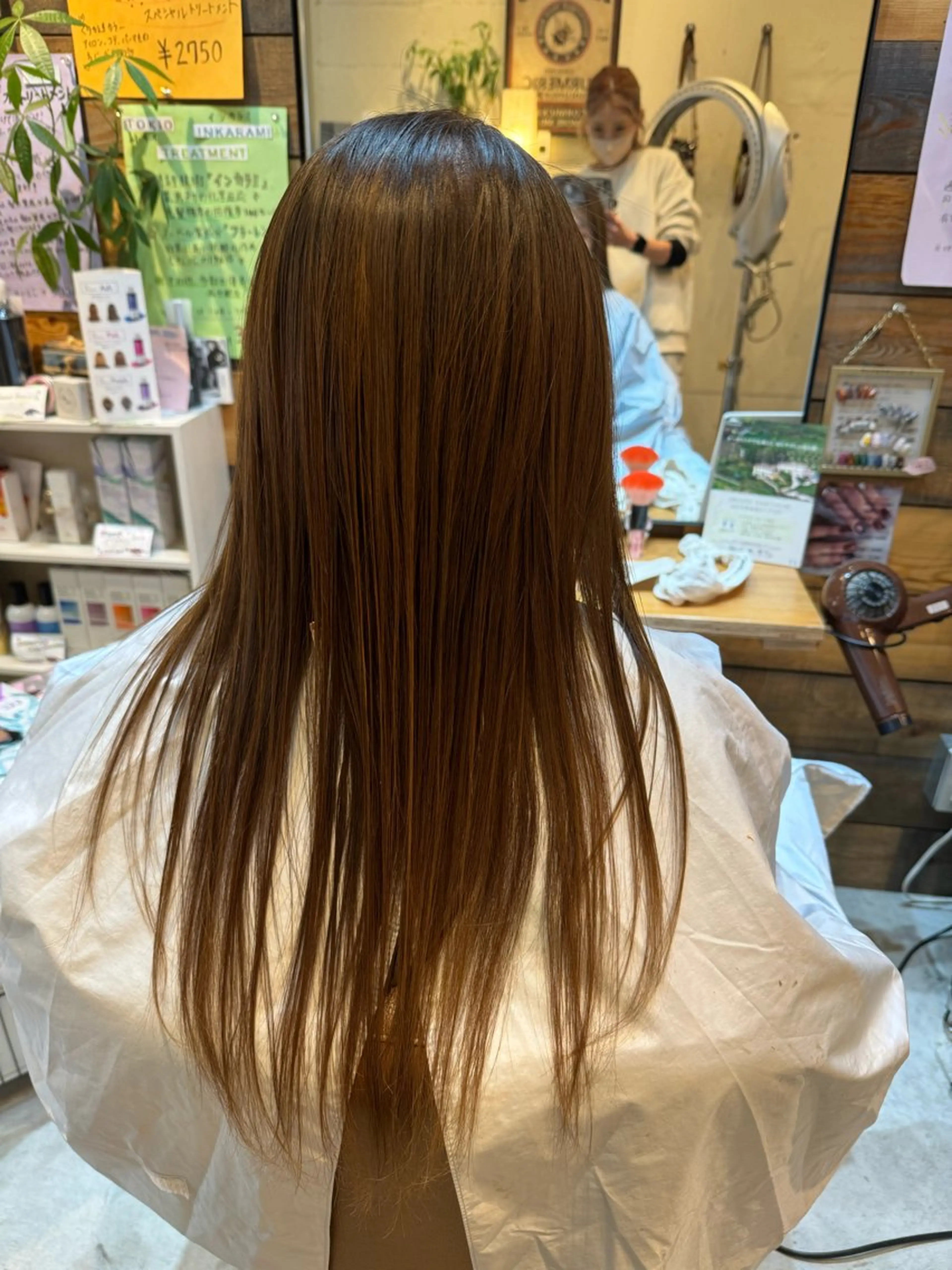 ロング 髪質改善 トリートメント Hair Make  feel   フィール所属・森下 麻美子のマツエク・マツパデザイン