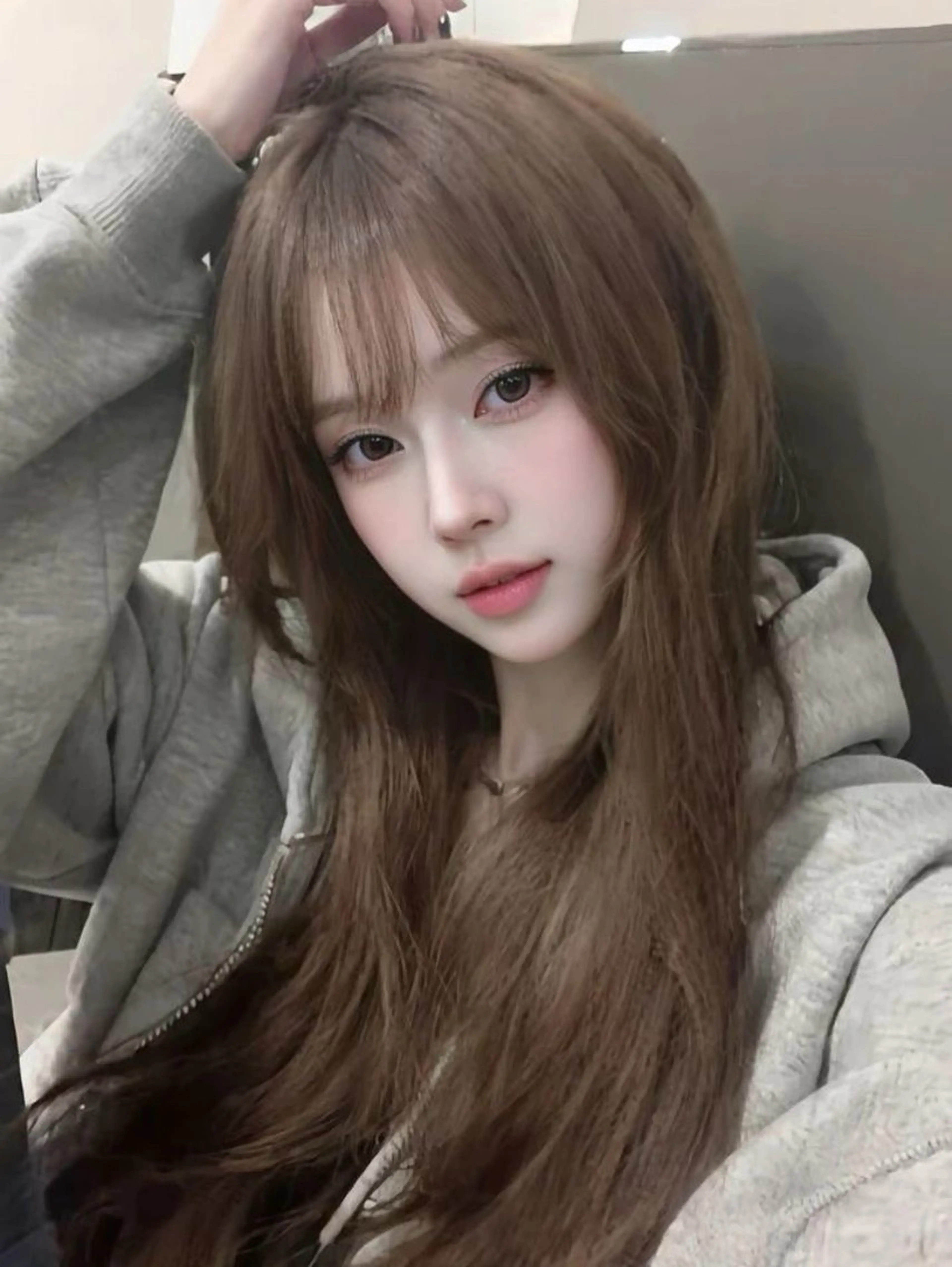 カラー ヘアカラー 透ける透明感カラー 🤍anju🪽ྀིのヘアスタイル