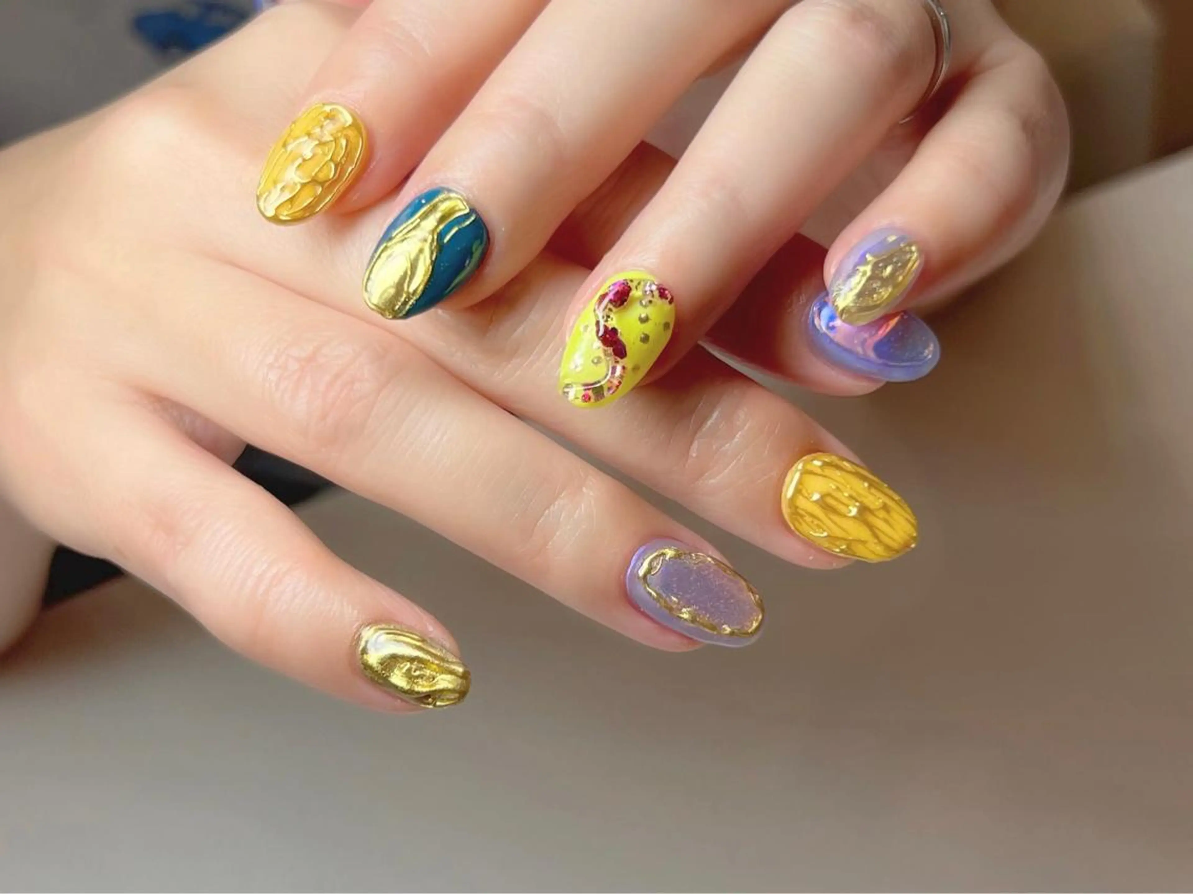 ネイル ONIKA Nail 青山通り店所属・ONIKA Nail 表参道A4🦋2分のネイルデザイン