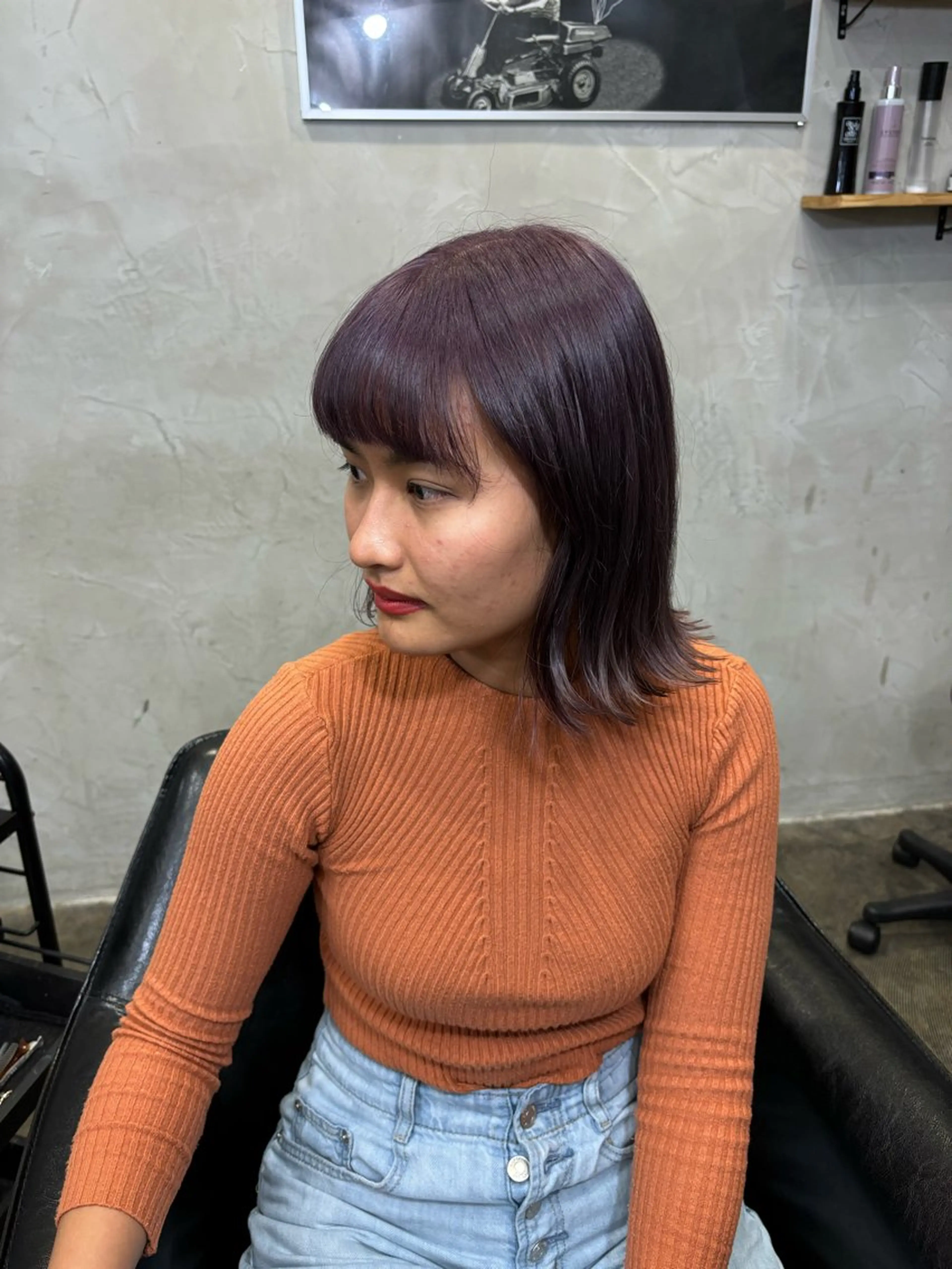 カラー ブリーチ fudge所属・MaisonHALU 松浦光咲のヘアスタイル