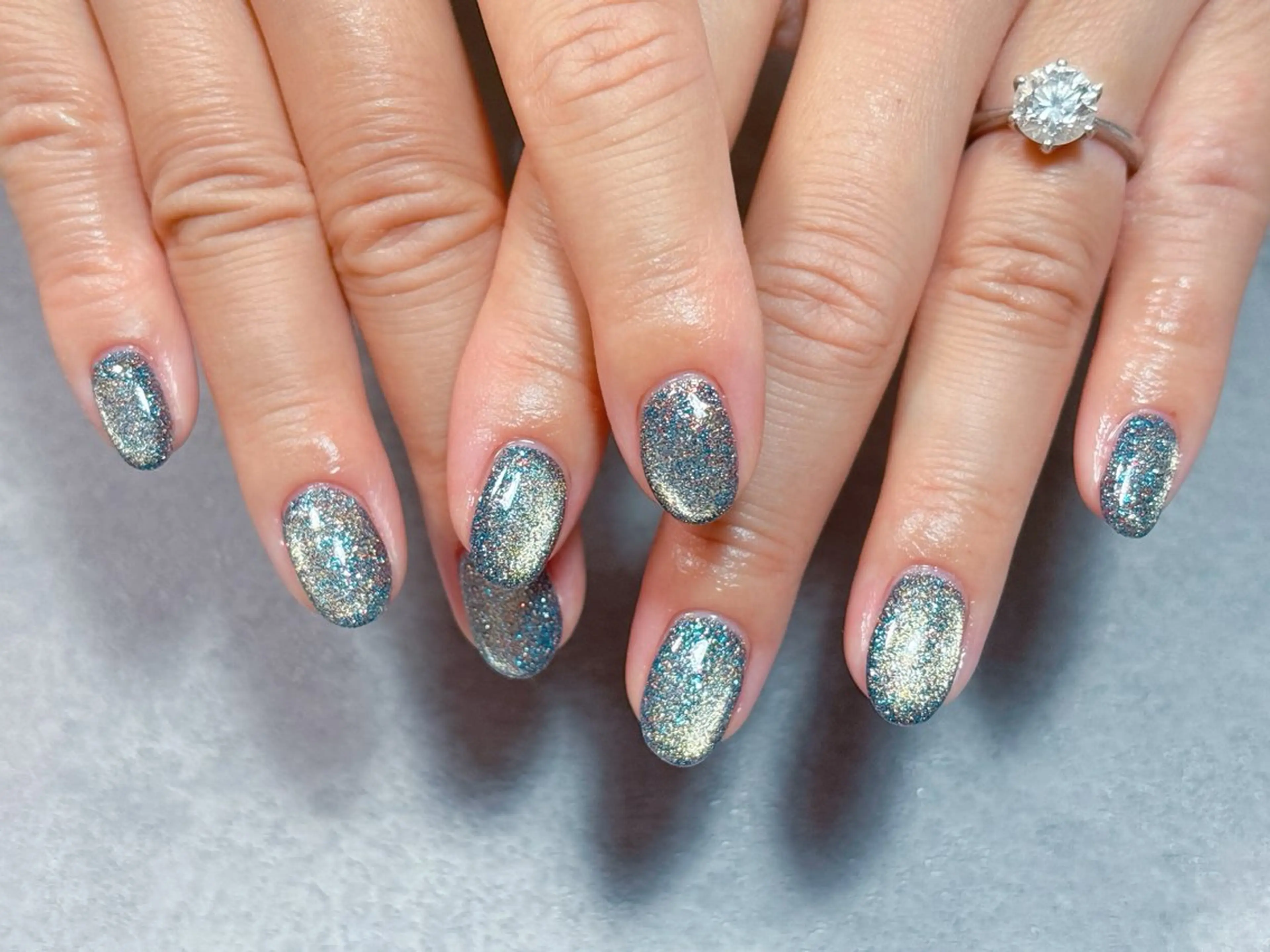 ネイル アートネイル オーロラネイル チークネイル フラッシュネイル フットネイル ハンドネイル ゆ か_Nails💫のネイルデザイン