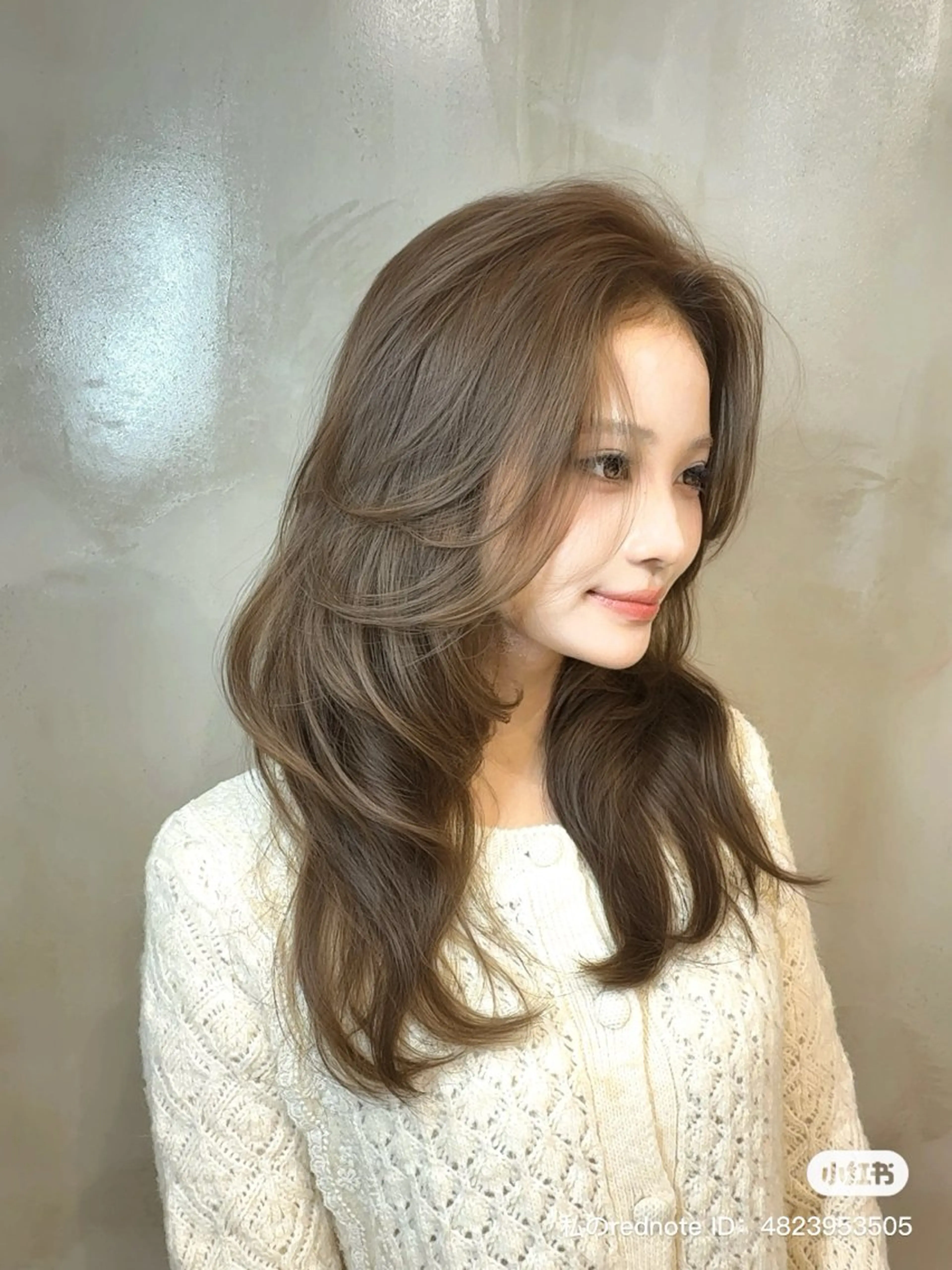 ロング カット ヘアカラー トリートメント 韓国ヘア🇰🇷 YURIYAのヘアスタイル