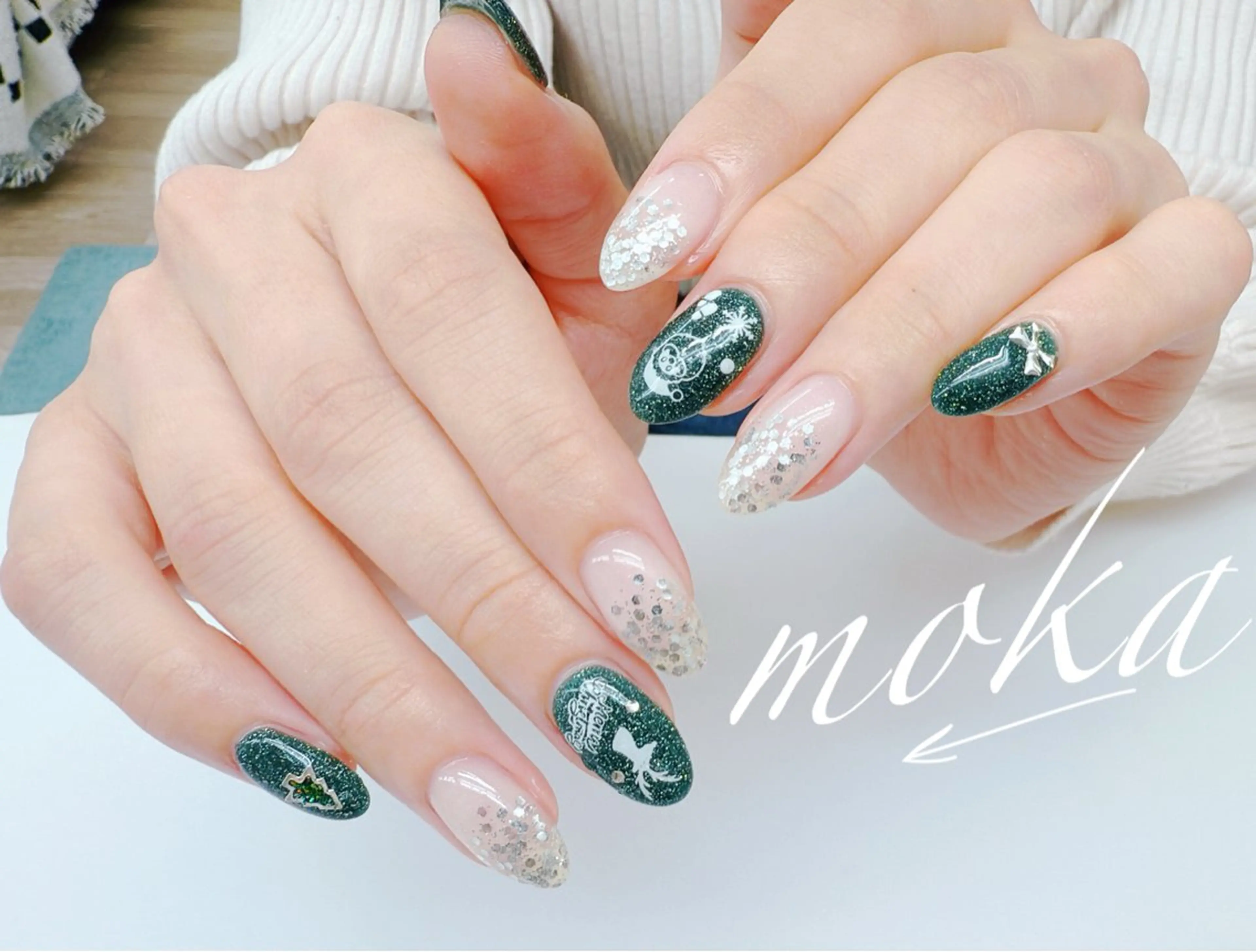 ネイル ハンドネイル ハンドケア 胡蝶蘭レディースサロ ンNailMOKAのネイルデザイン