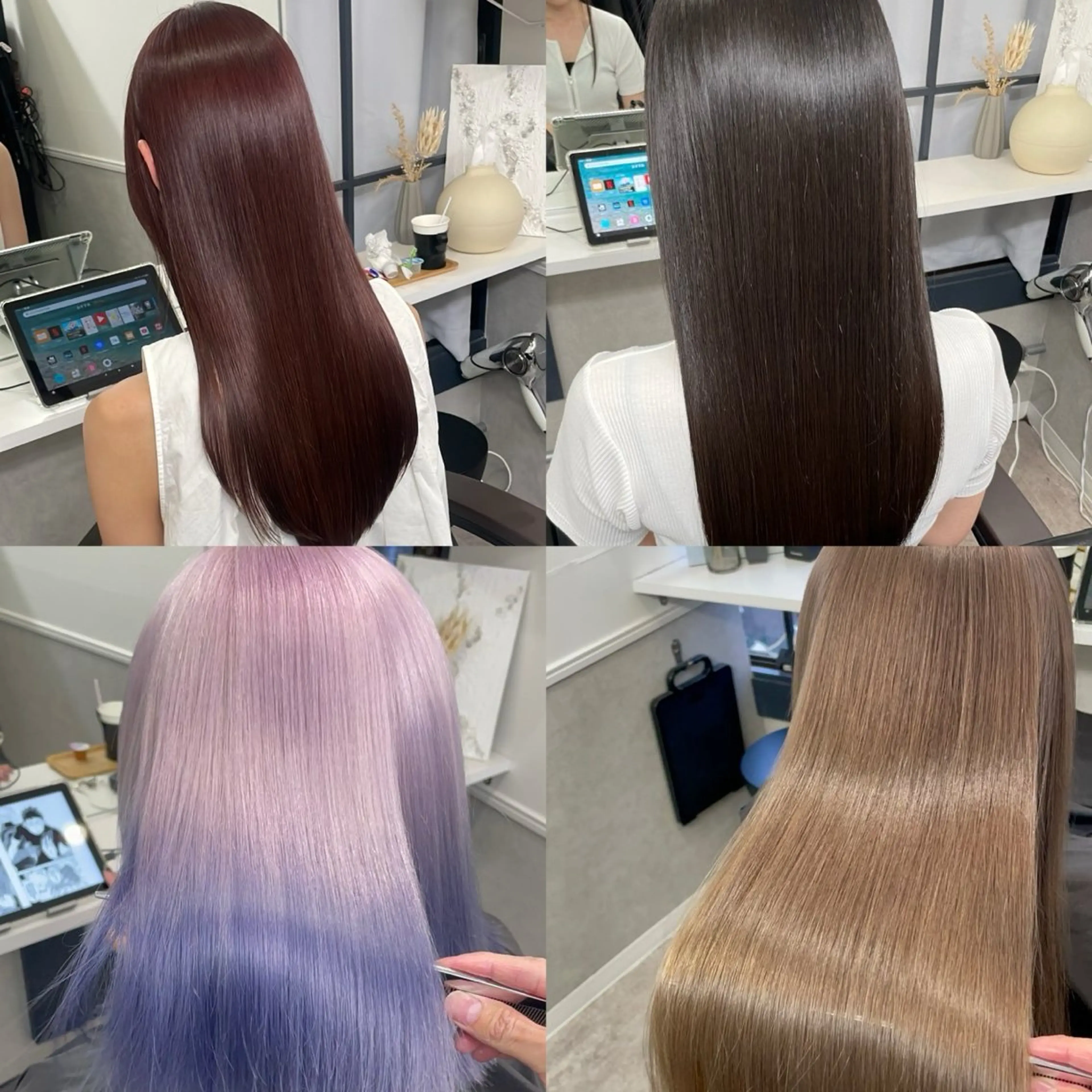 ロング ヘアカラー ヘッドスパ soigne 表参道【ソワネ】所属・艶髪🩰透明感カラー 🫧あやみのヘアスタイル