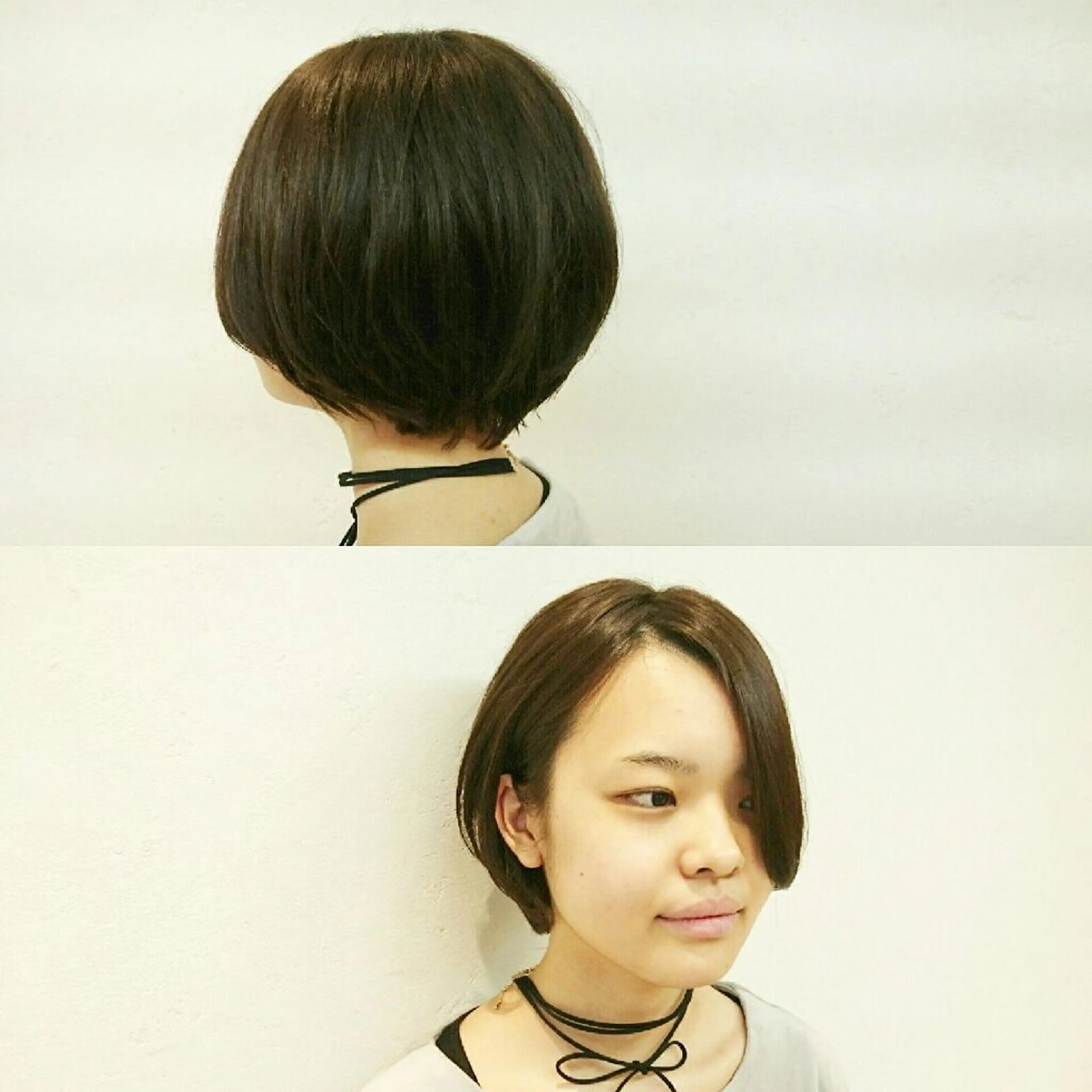 ショート カラー 透明感ハイライト◎ 伊藤夏海のヘアスタイル