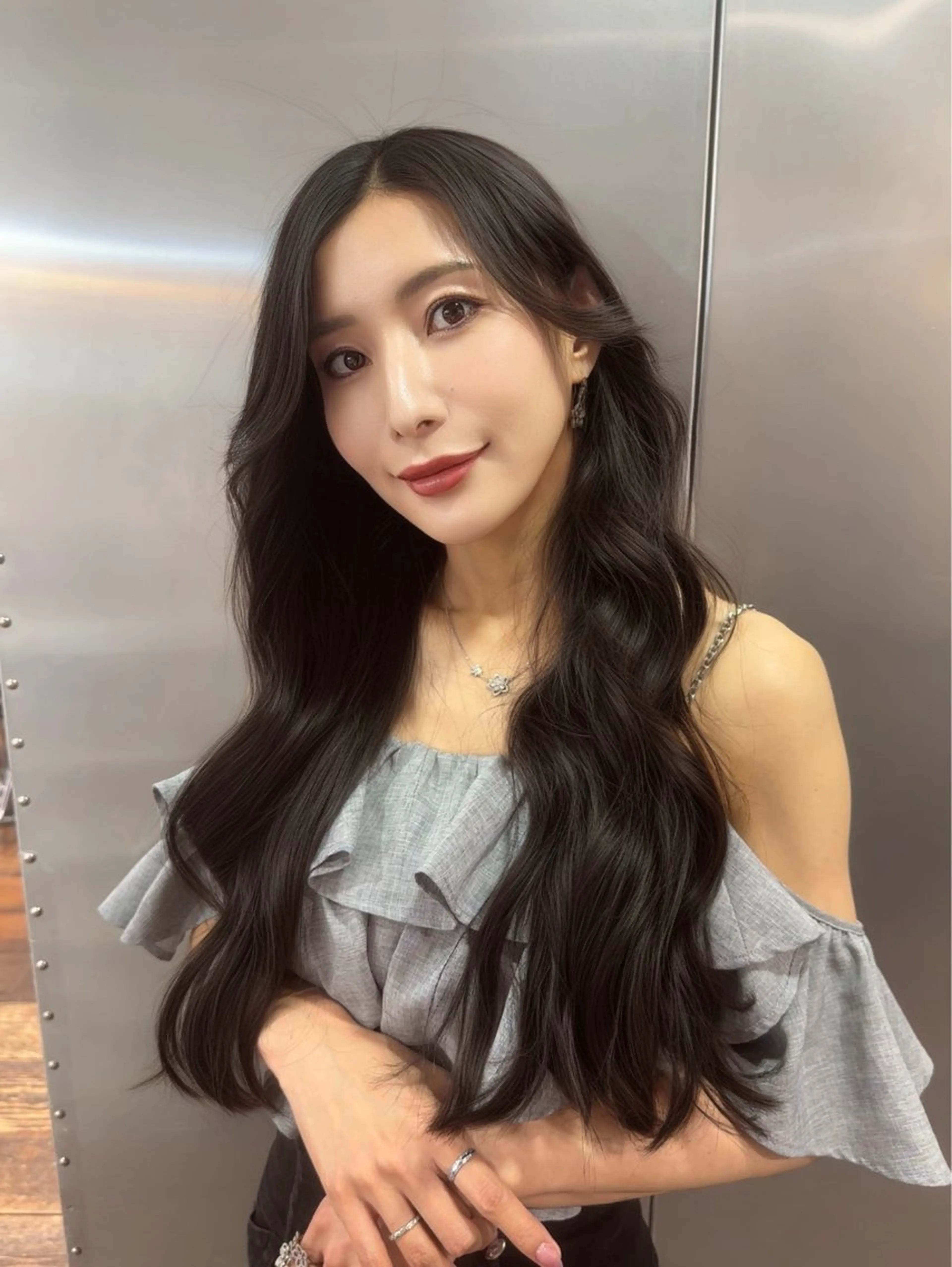 ロング カット トリートメント レイヤーカット/ 鐙大斗アブミヒロトのヘアスタイル