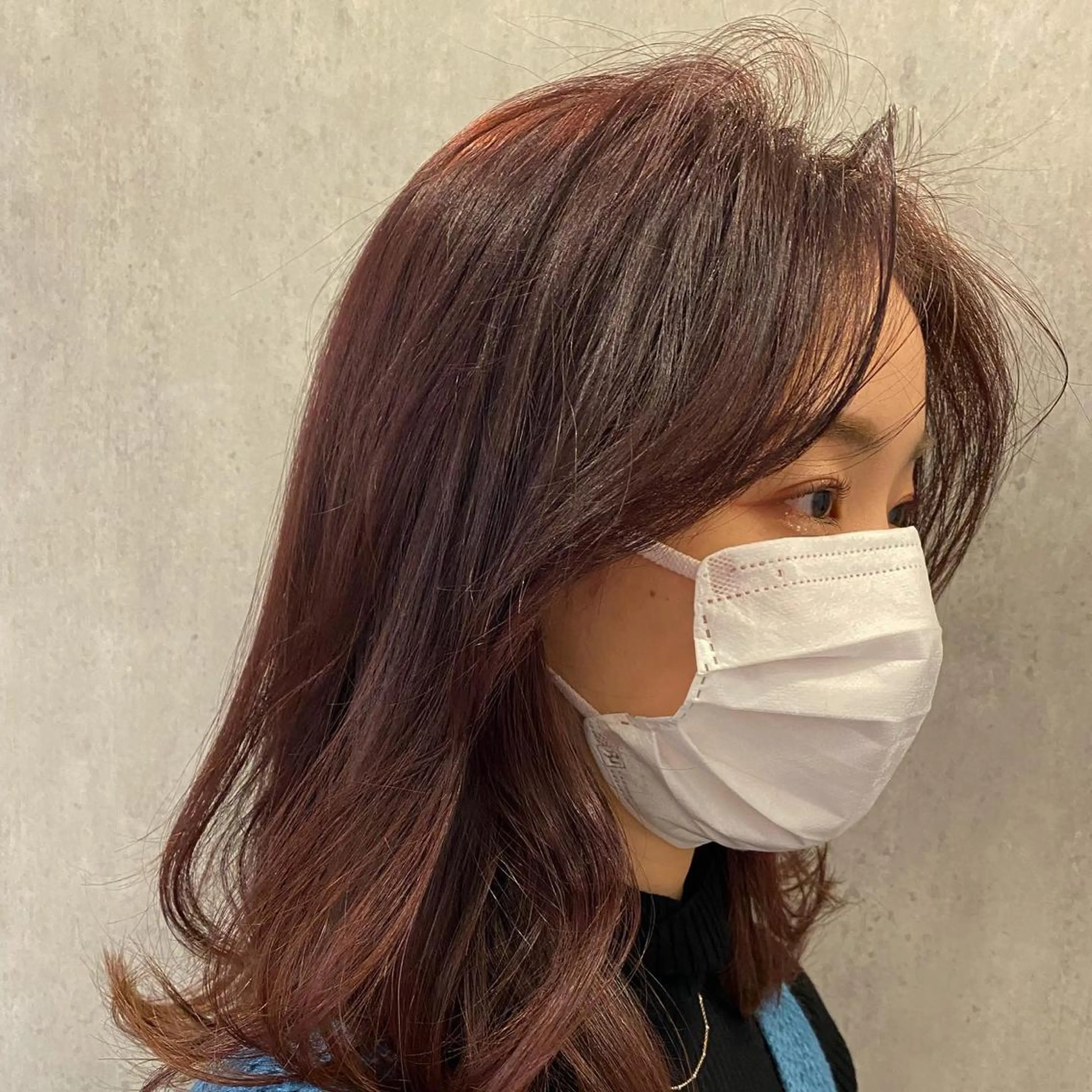 ミディアム カラー Bonheur  KAWANISHI所属・ノンダメージ 🥑mikubanのヘアスタイル