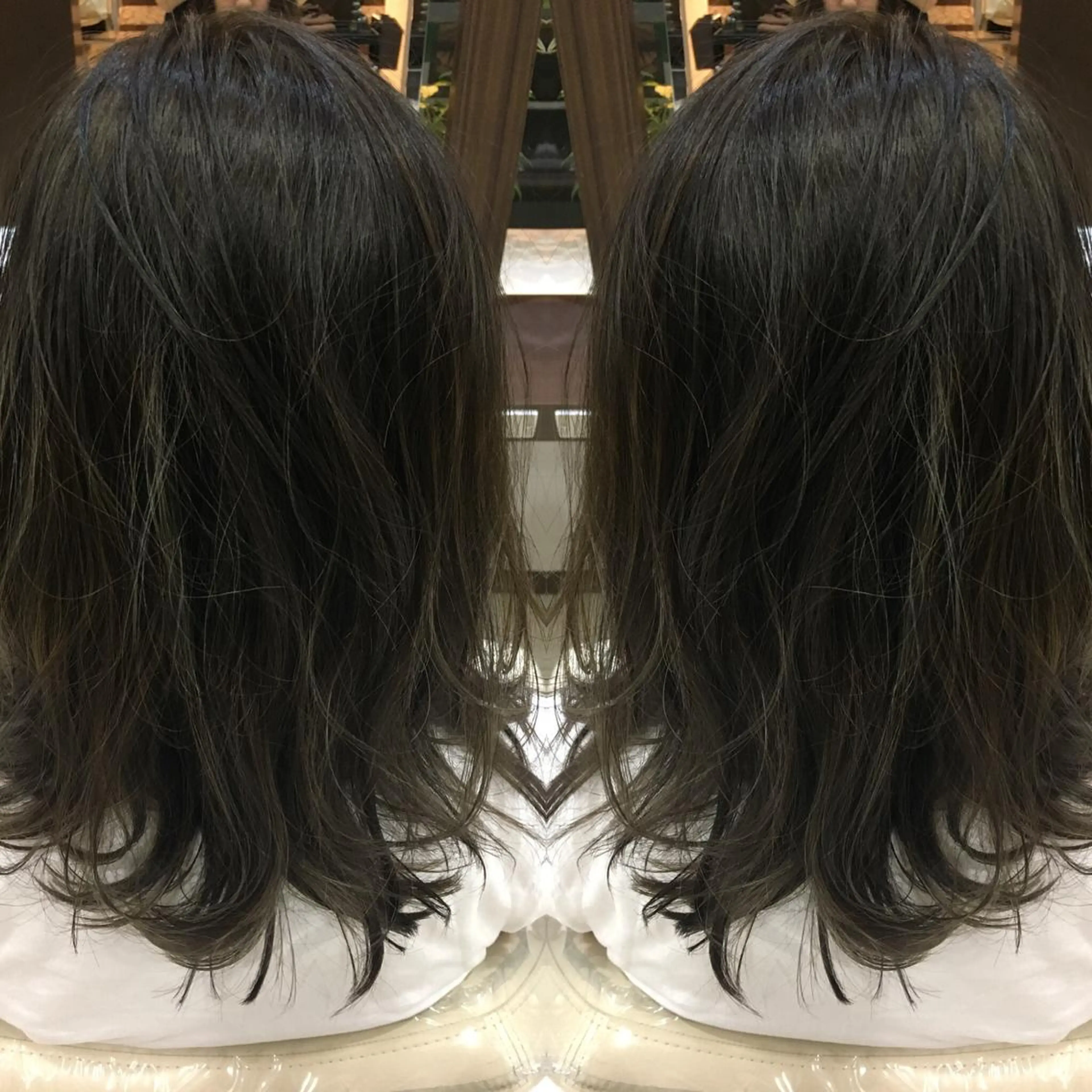 ミディアム カラー 寺内 紳悟のヘアスタイル