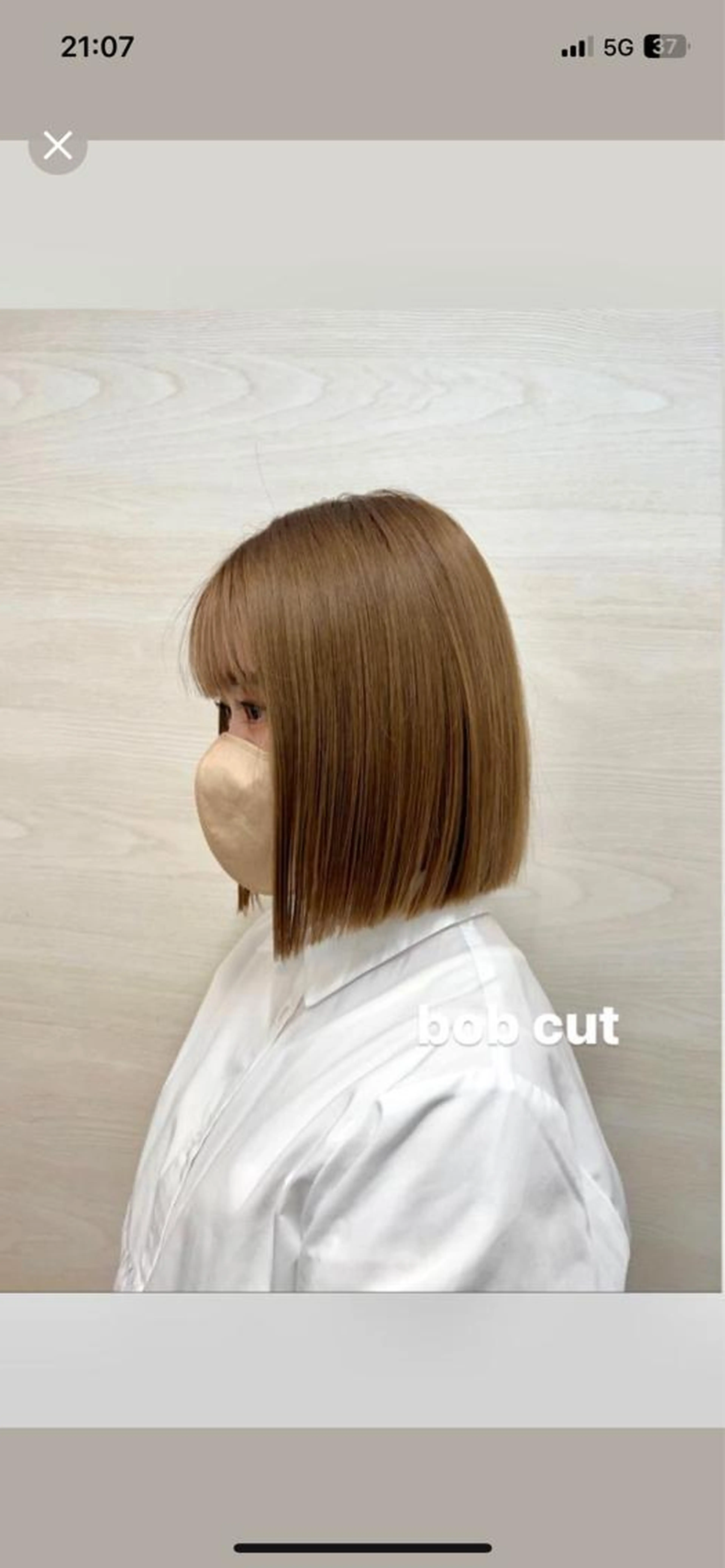 ✂︎ワンレンボブカット✂︎の写真