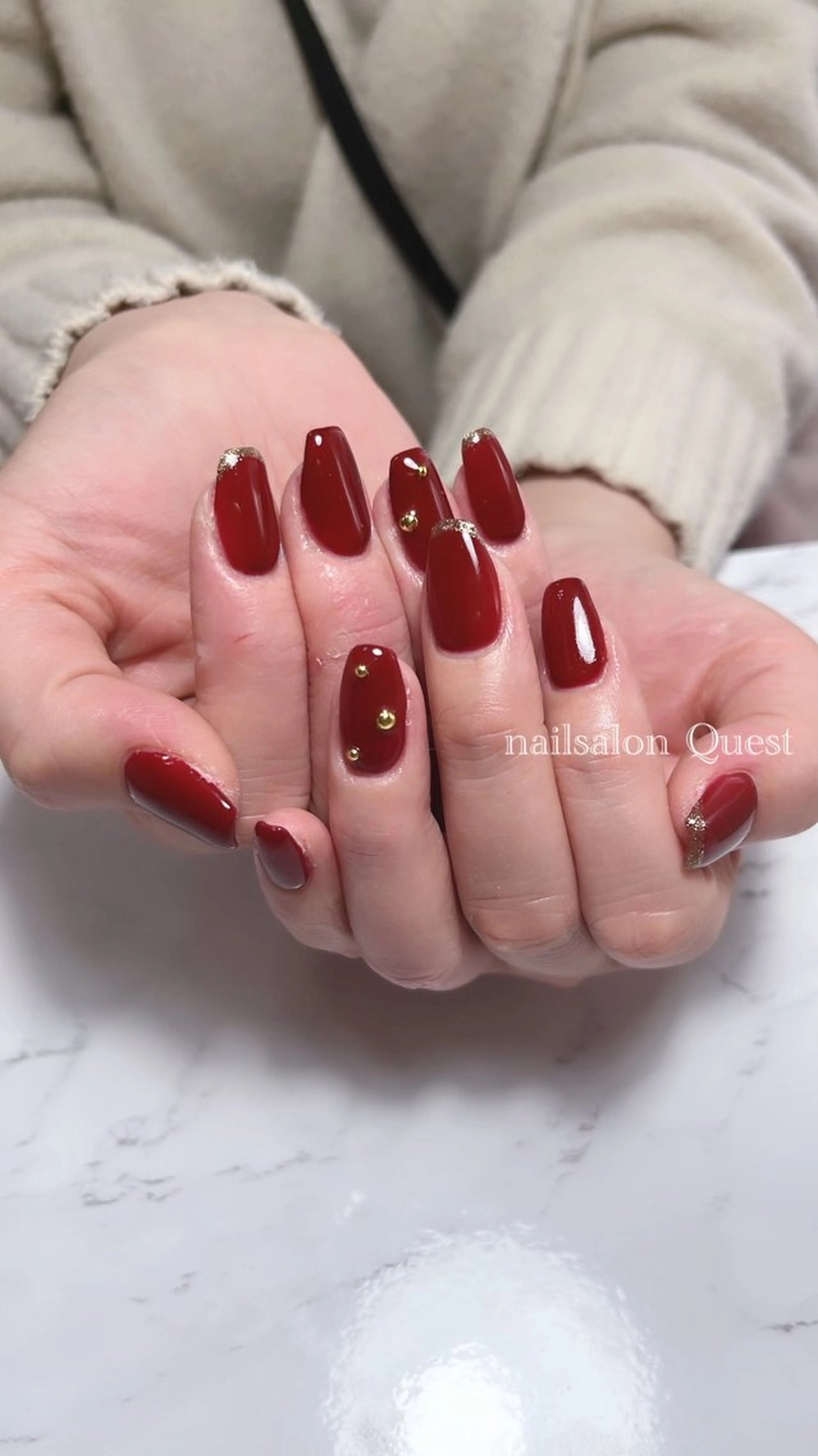 ネイル シンプルネイル ハンドネイル nailsalon Questのネイルデザイン