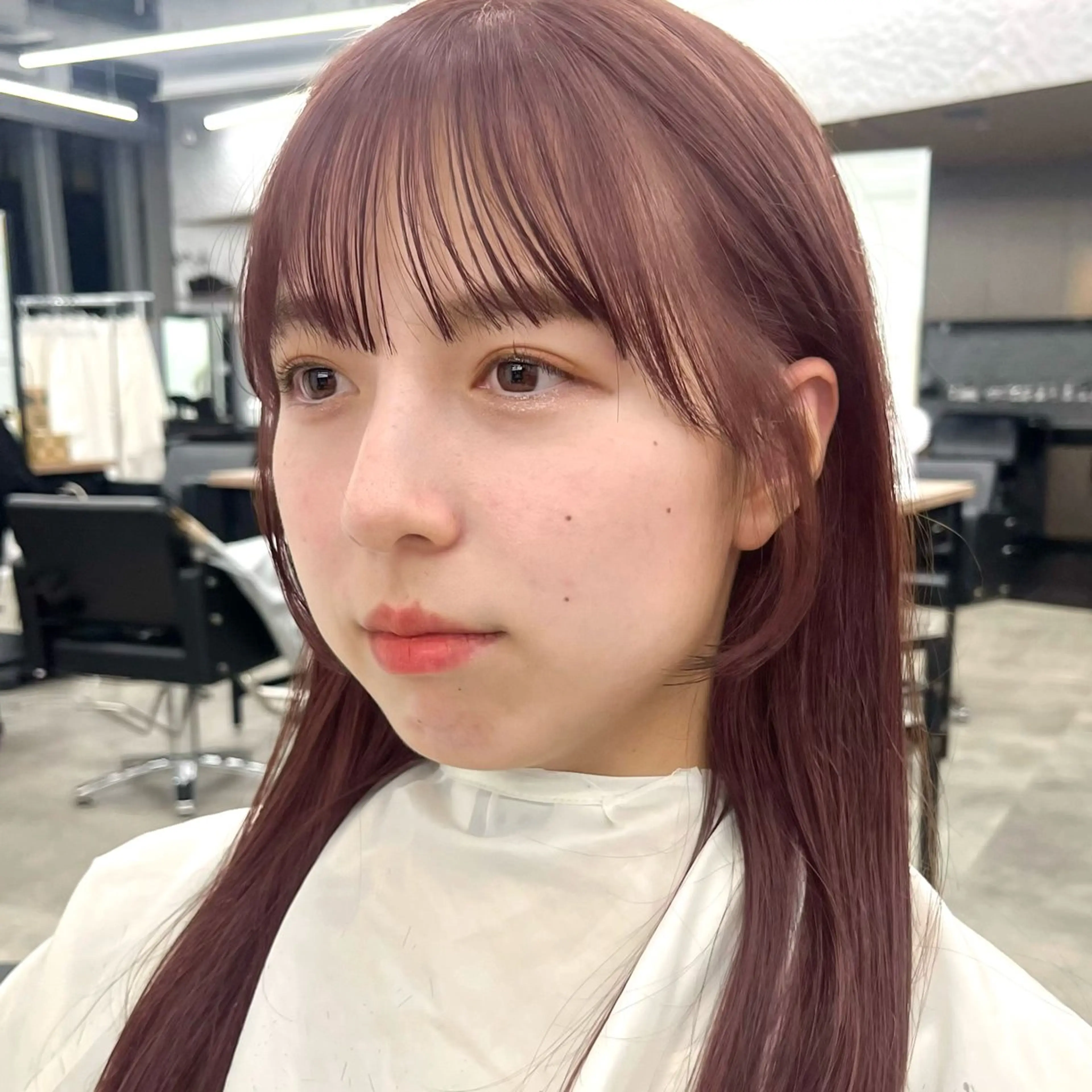 セミロング カラー ヘアカラー トリートメント 暖色/艶髪/ボブ/ ショート/Ayaのヘアスタイル