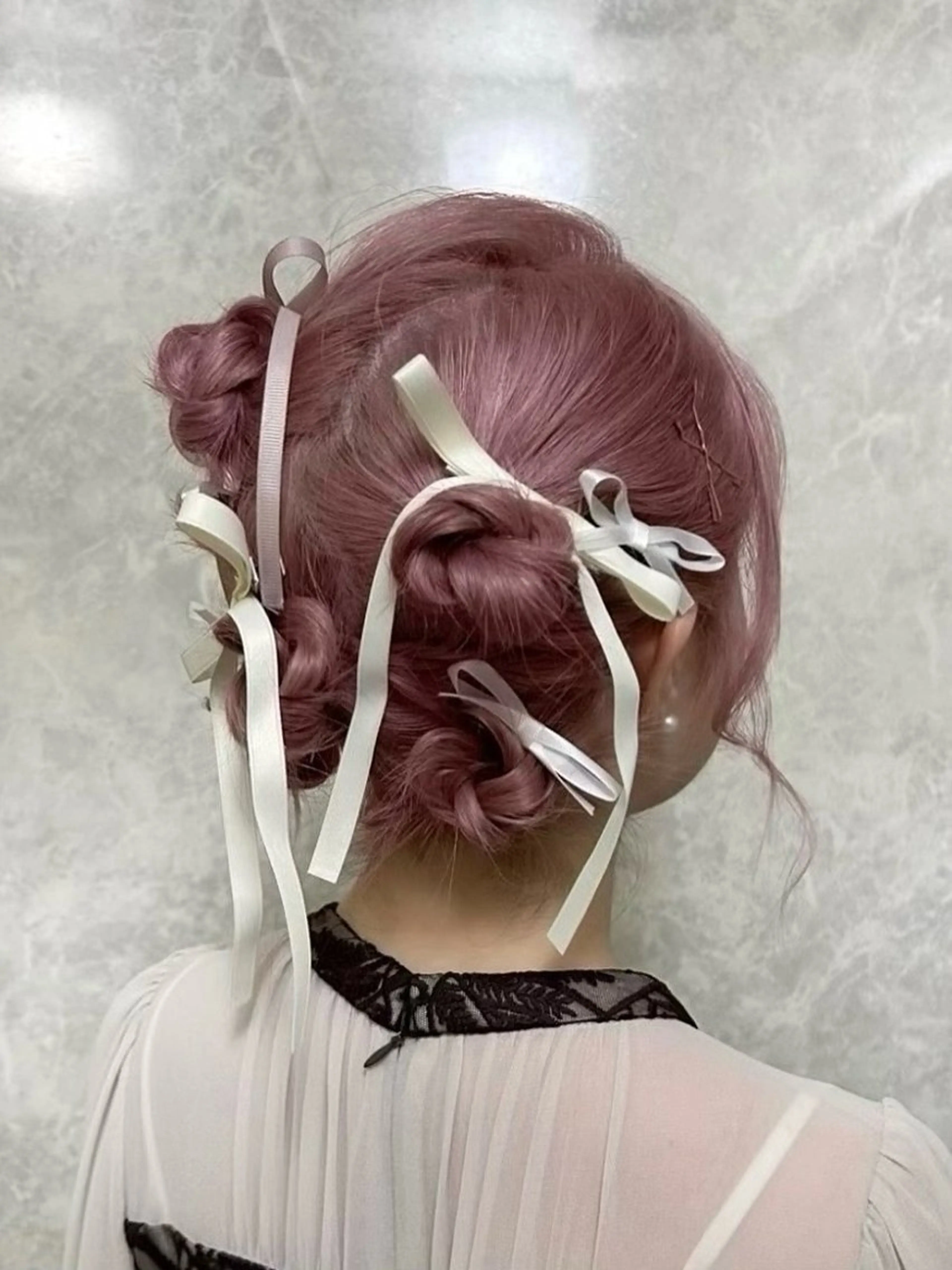 ヘアアレンジ ボブ 沢登 穂乃香のヘアスタイル