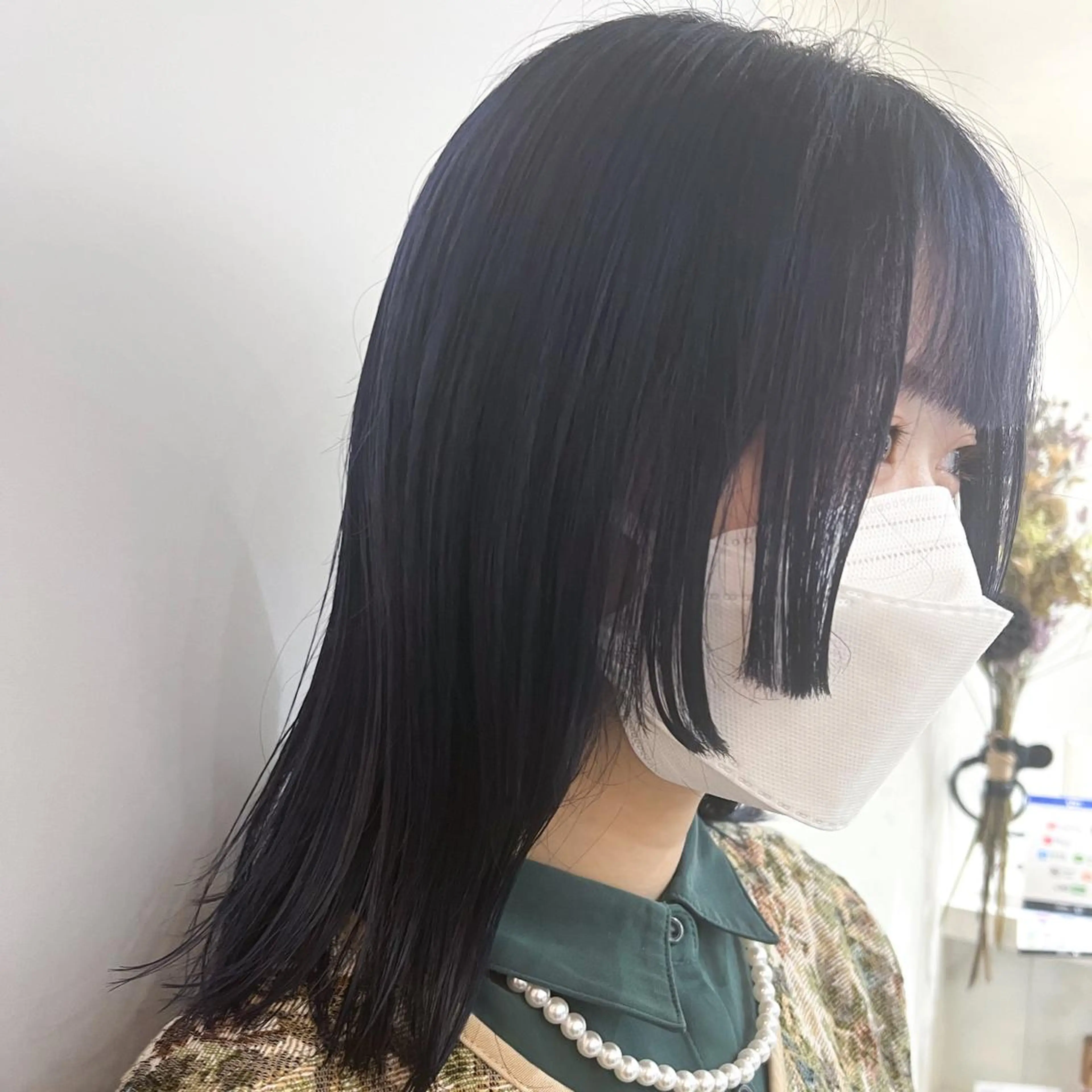 ミディアム カット ヘアカラー トリートメント ☺︎ RIHOのヘアスタイル