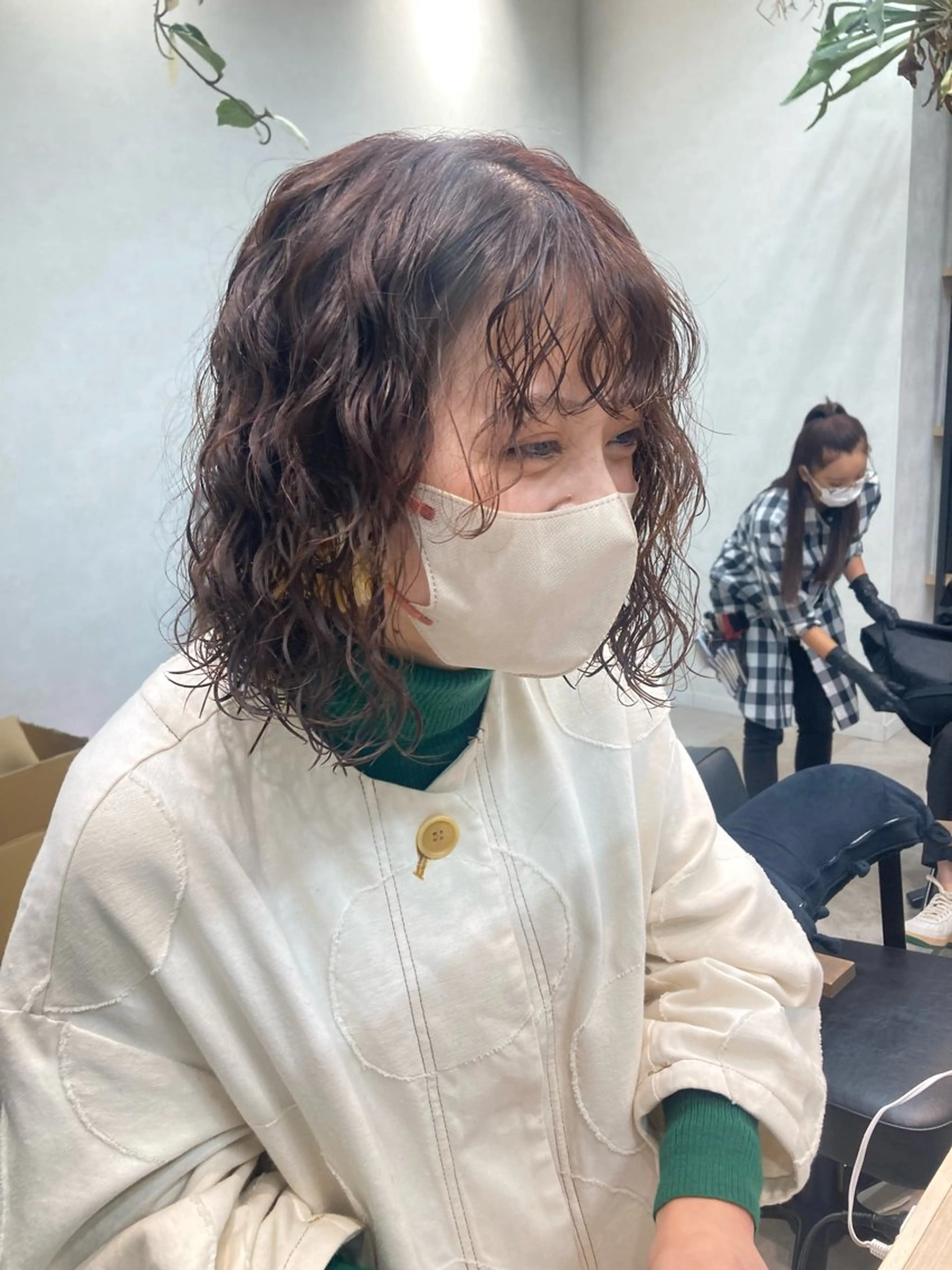 パーマ ニュアンスパーマ 曲がる縮毛矯正　爲石のヘアスタイル