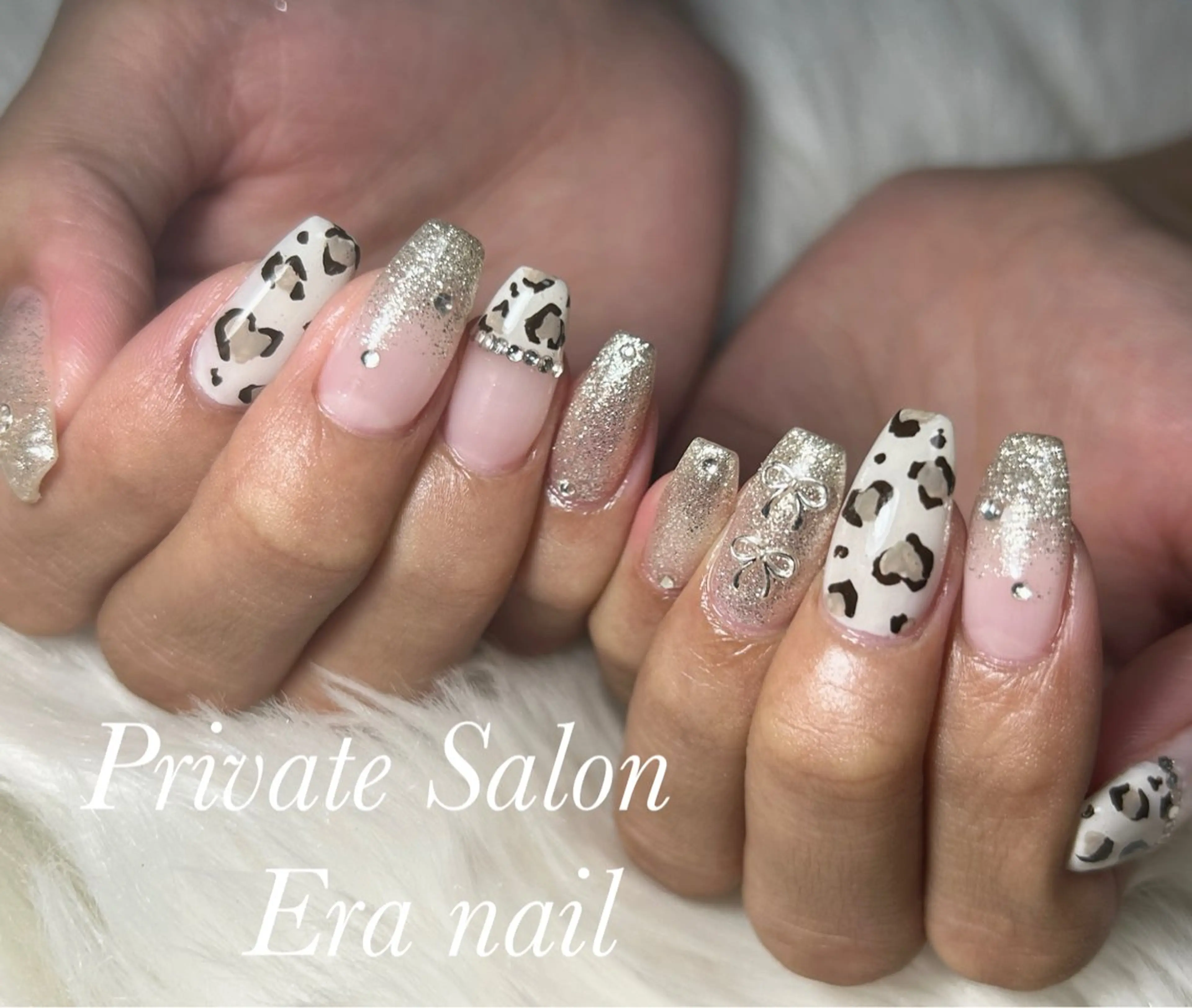 ネイル アニマル柄 ハンドネイル Era nailのネイルデザイン