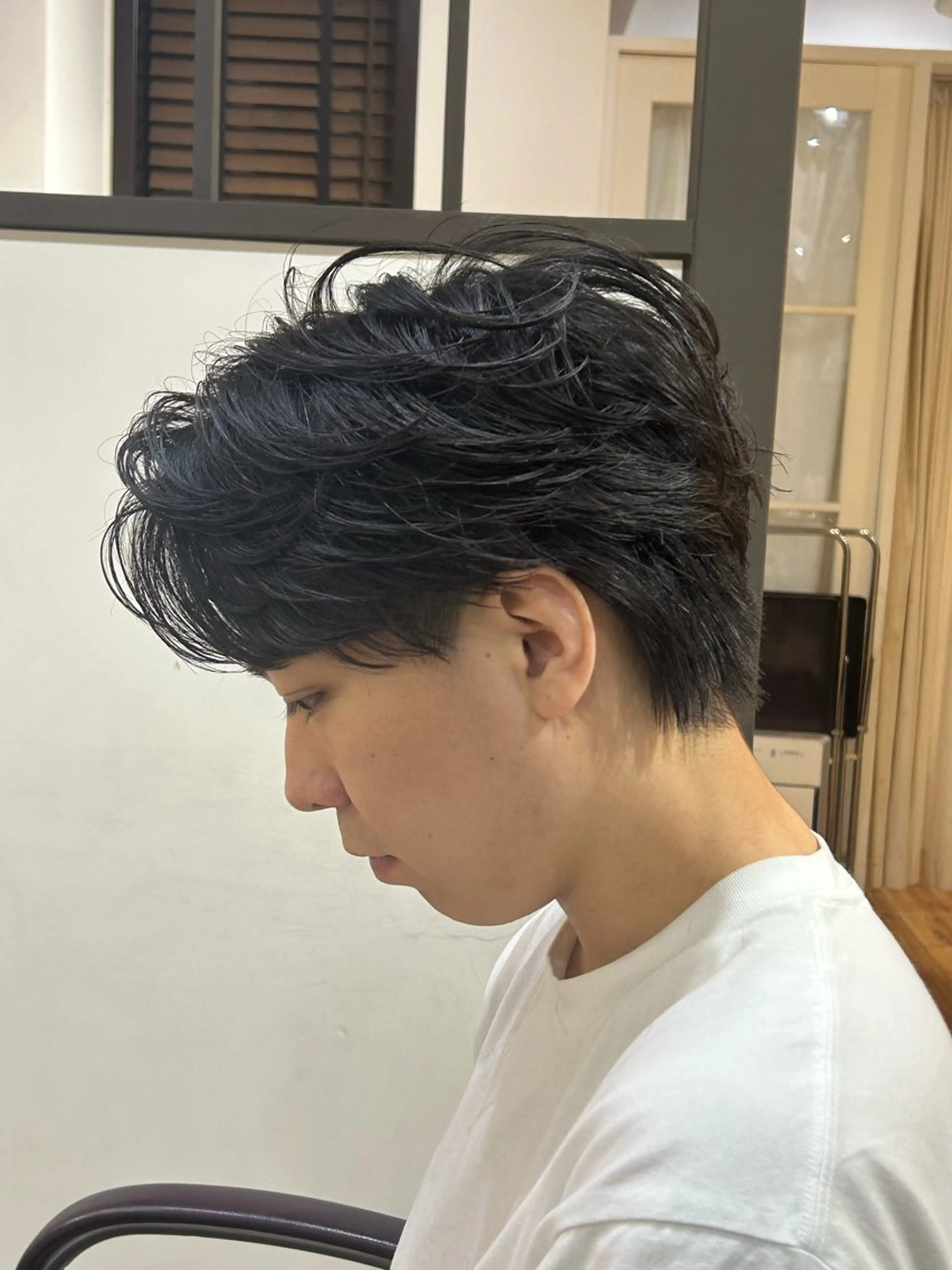 パーマ メンズ ショート/レイヤー 二瓶　大河🌵のヘアスタイル