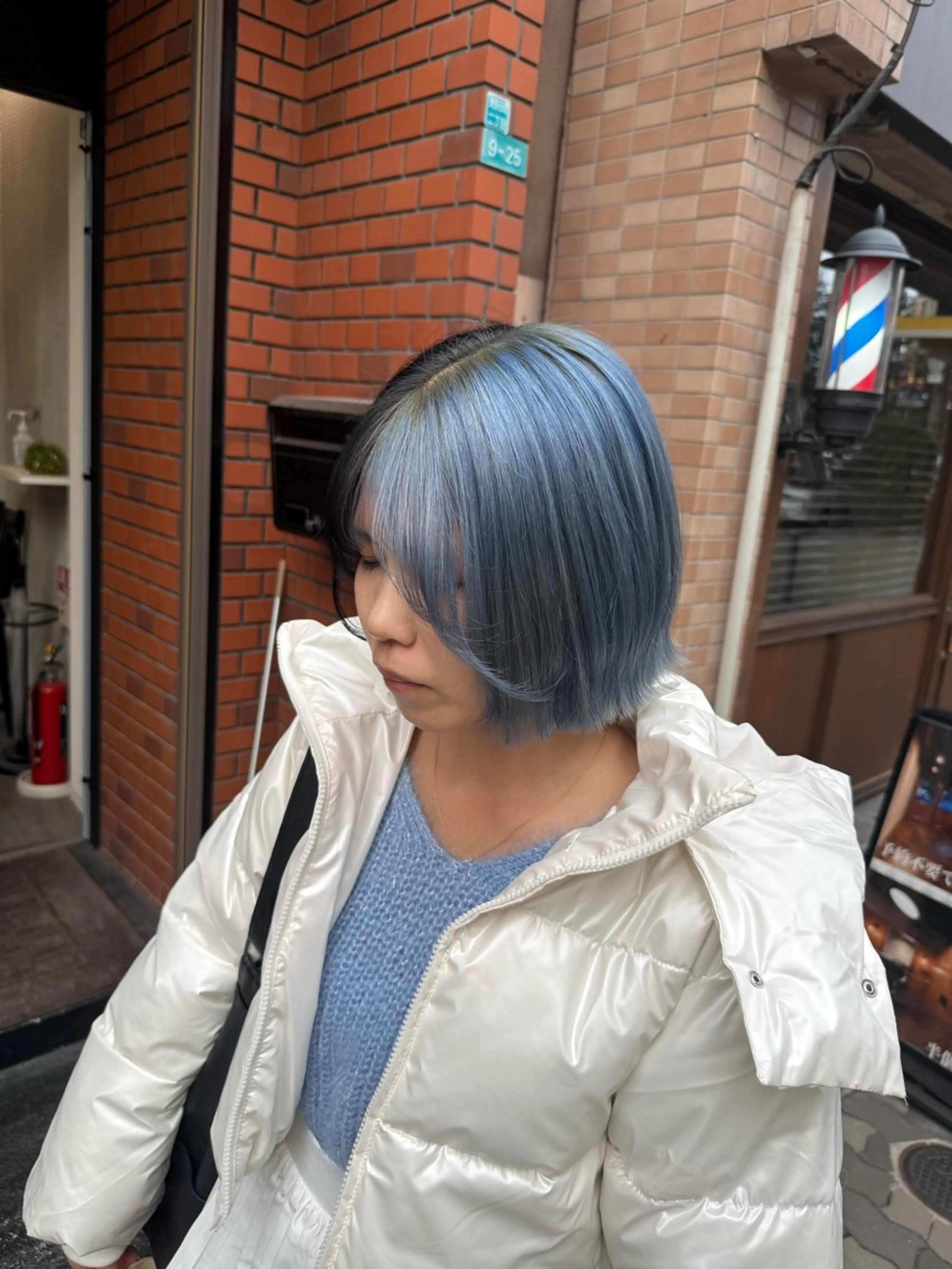 ショート カラー カット ヘアカラー トリートメント 上田 紗也のヘアスタイル