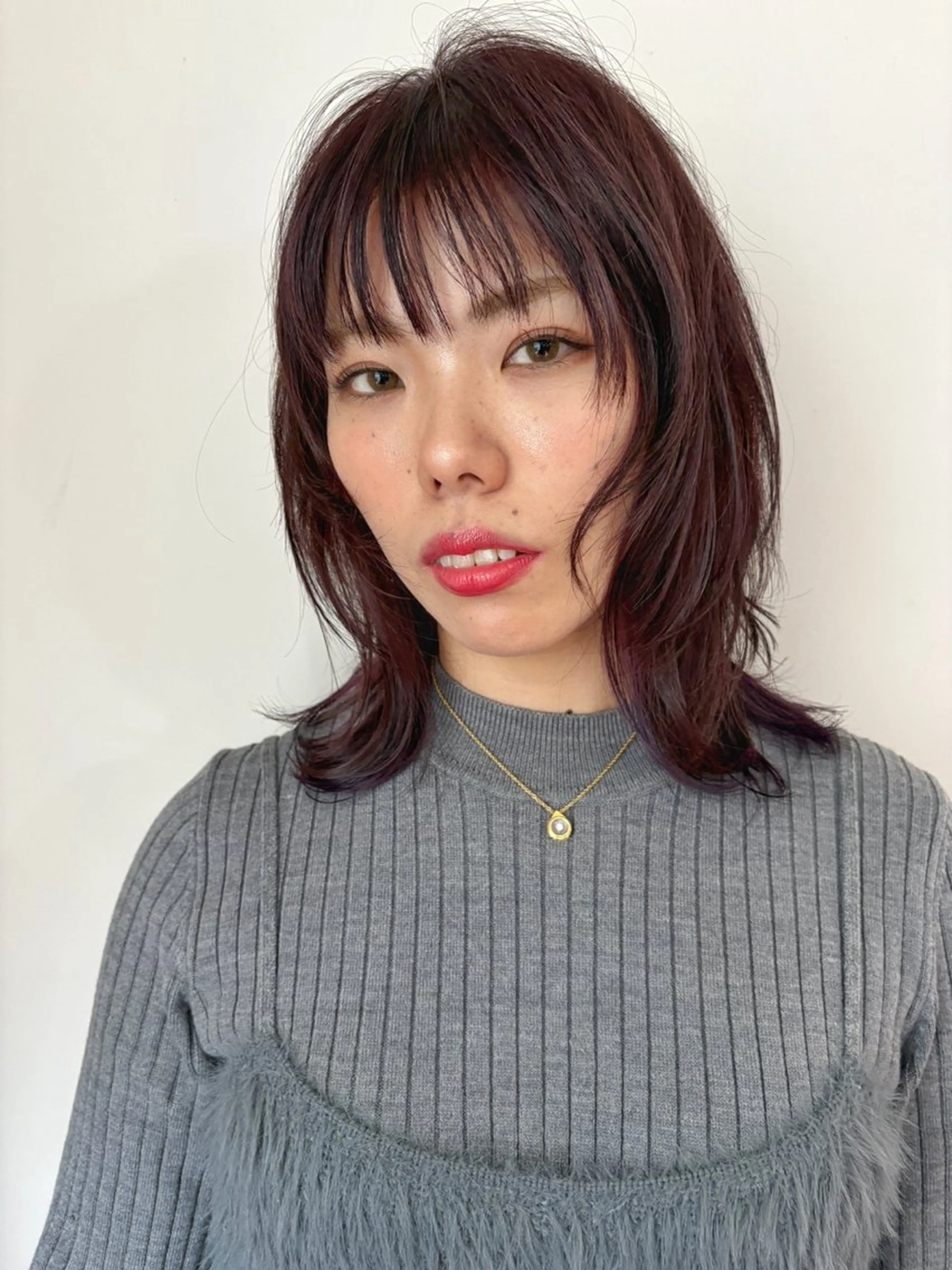 ミディアム いりえ しゃけのヘアスタイル