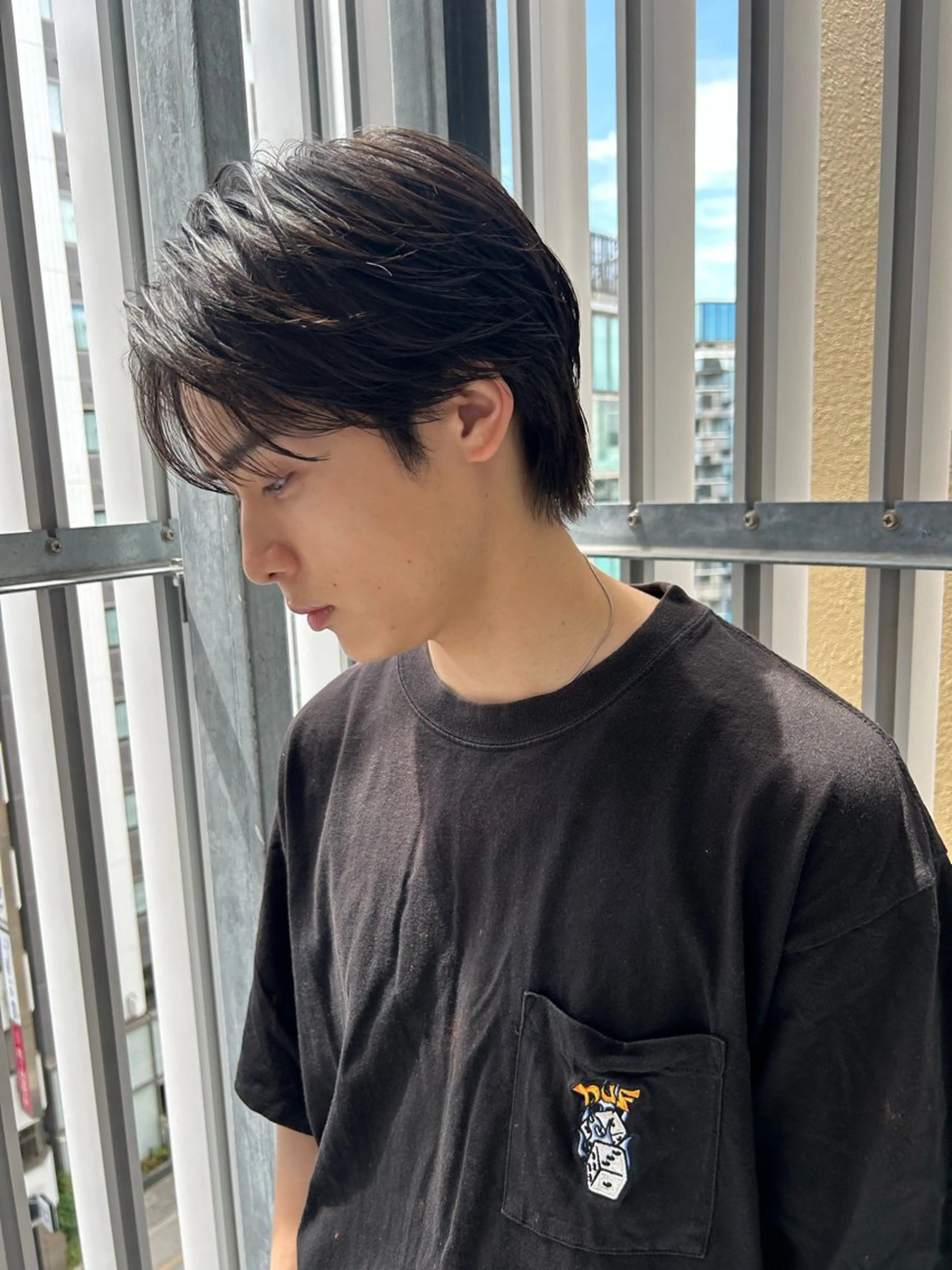メンズ カット パーマ 横浜で一番パーマ 巻いてます田中ですのヘアスタイル