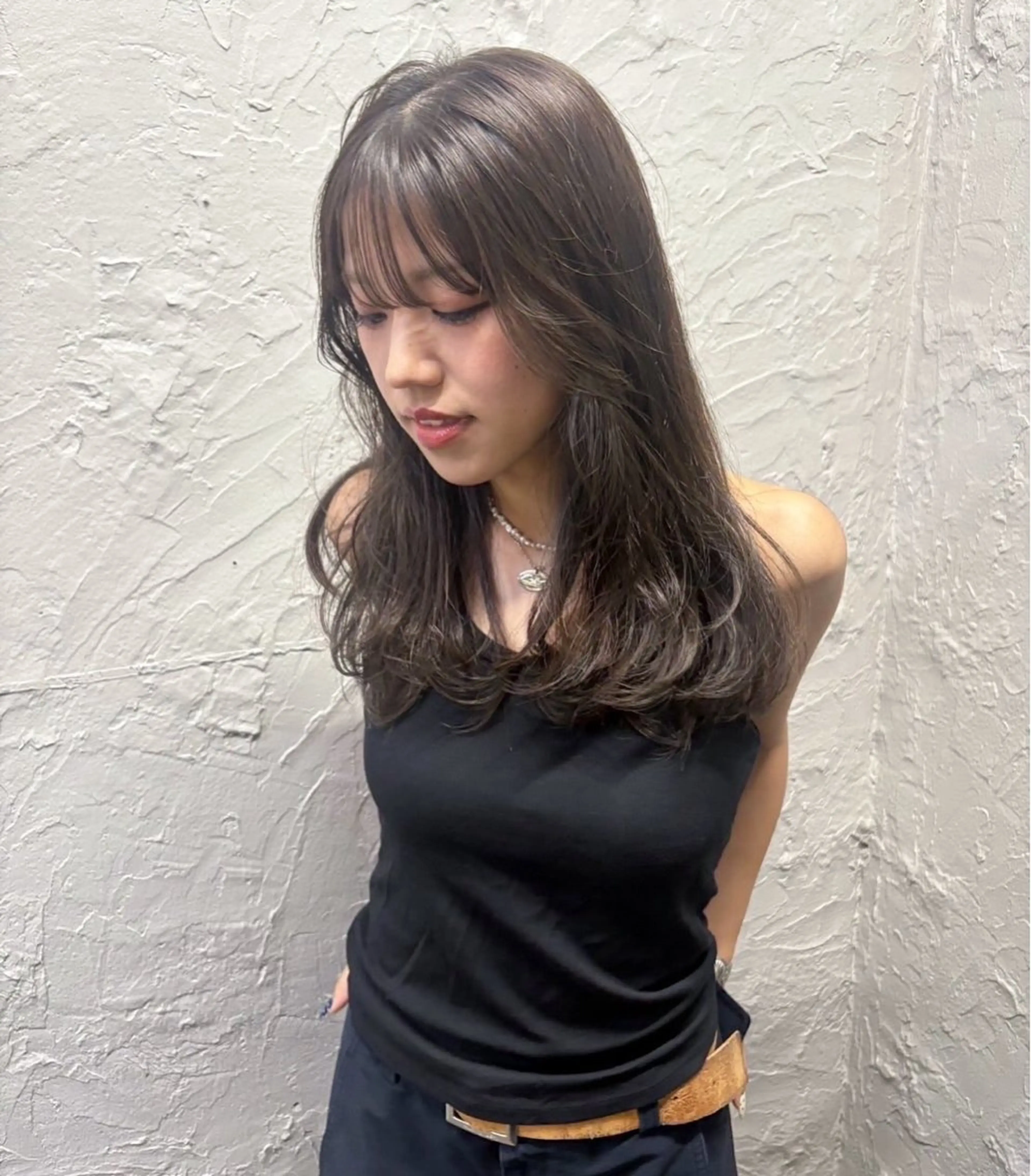 ロング カラー カット ヘアカラー ロングレイヤー ¥0🎀MEIのヘアスタイル