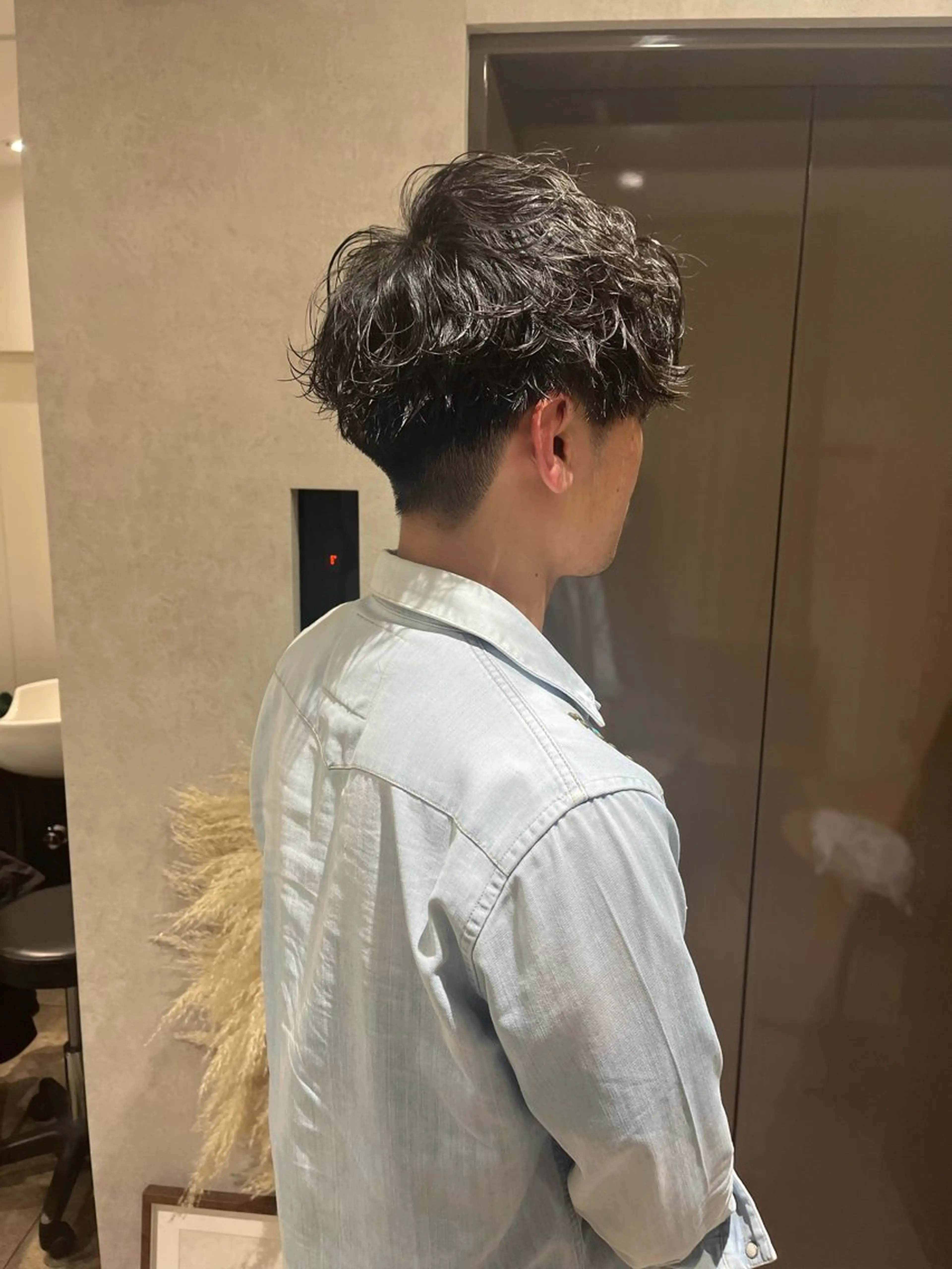 パーマ メンズ カット パーマ QUE所属・QUEなつみ 🕊🫧のヘアスタイル