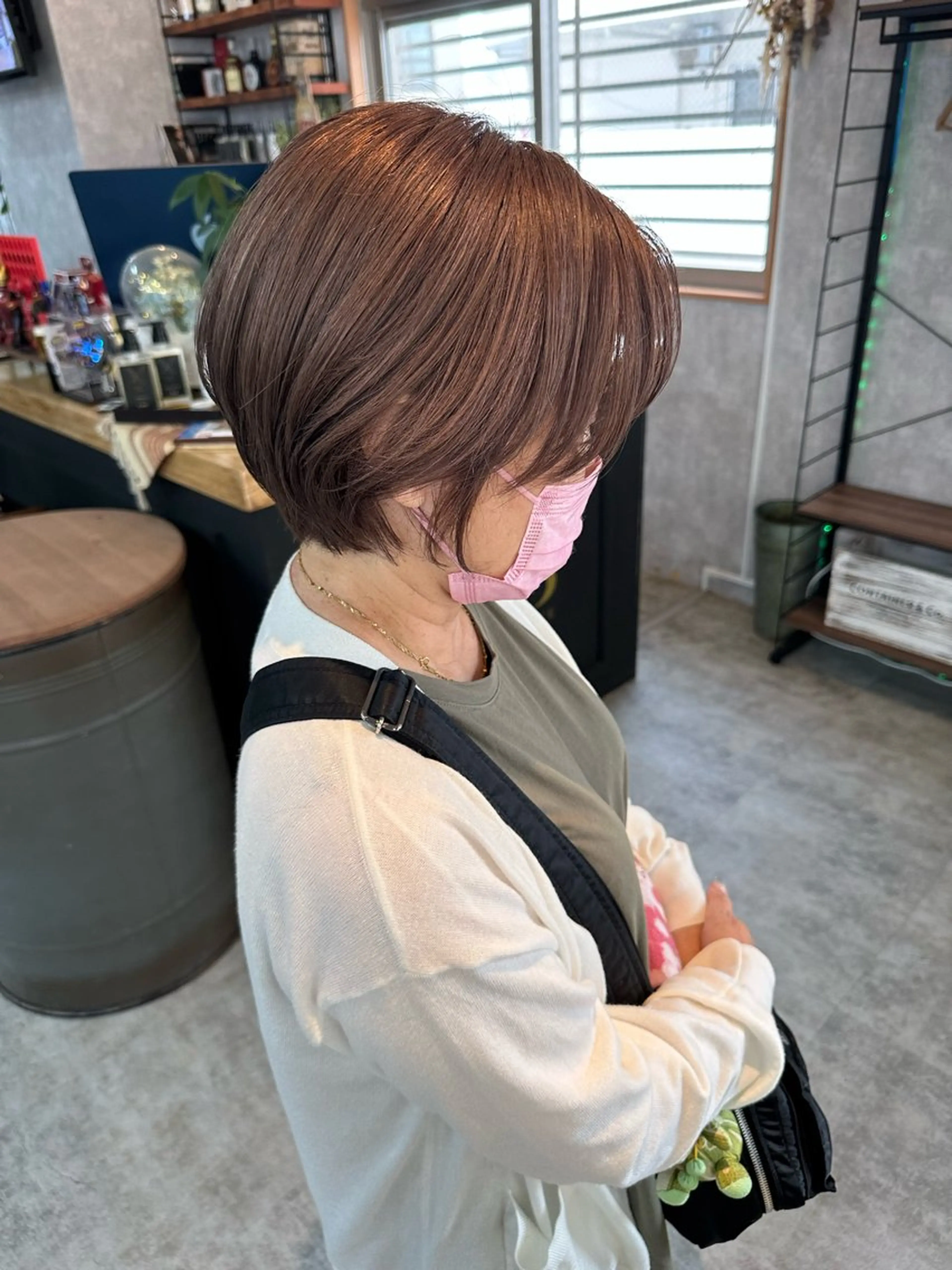 ショート 切りっぱなしボブ ショートボブ ハンサムショート 丸みショート ボブ カット ヘアカラー トリートメント C’LD hair  produce /シールドヘア所属・モテ髪/ボブ/ショー ト/アダチフウトのヘアスタイル